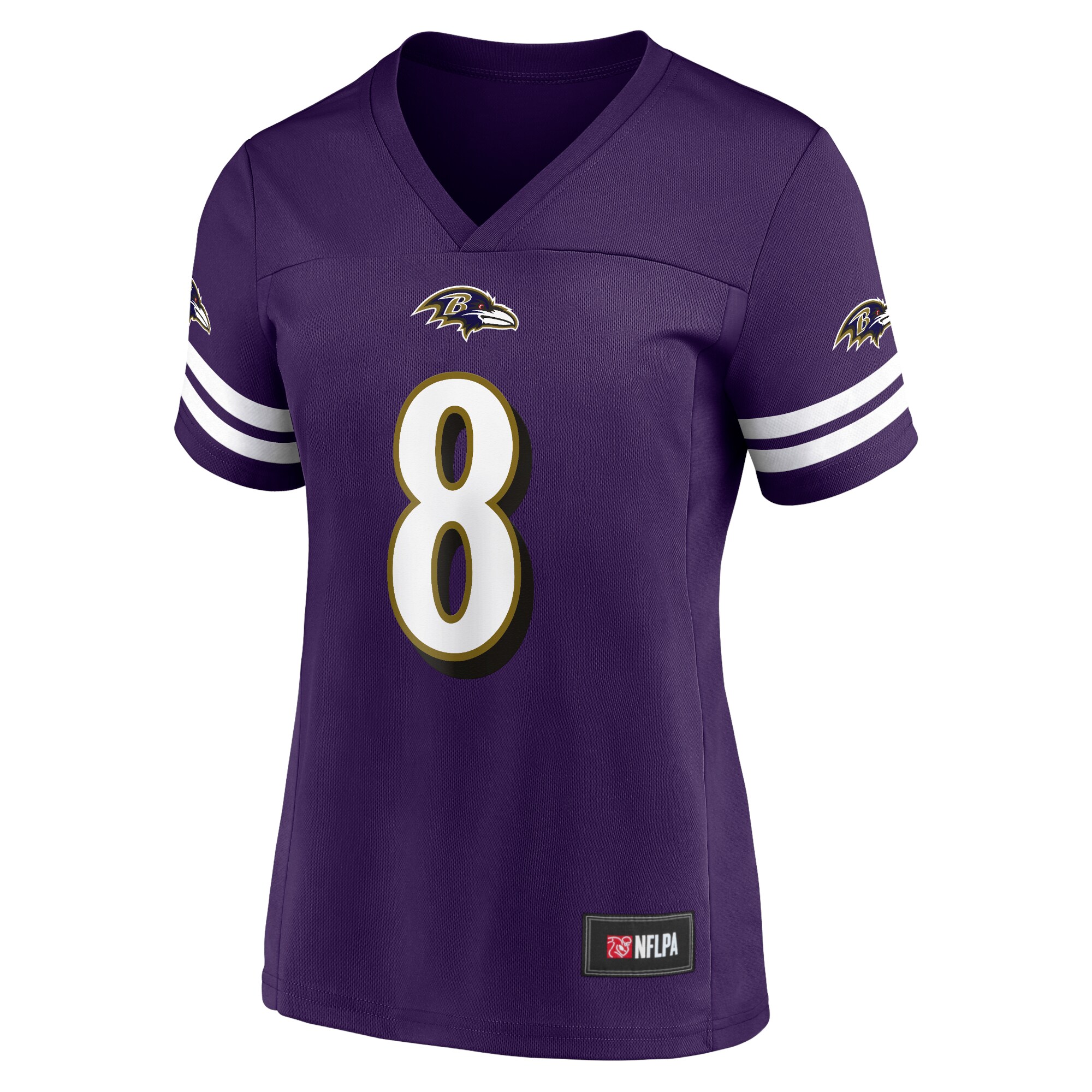 Women's Lamar Jackson Purple Baltimore Ravens Game Time Player Jersey