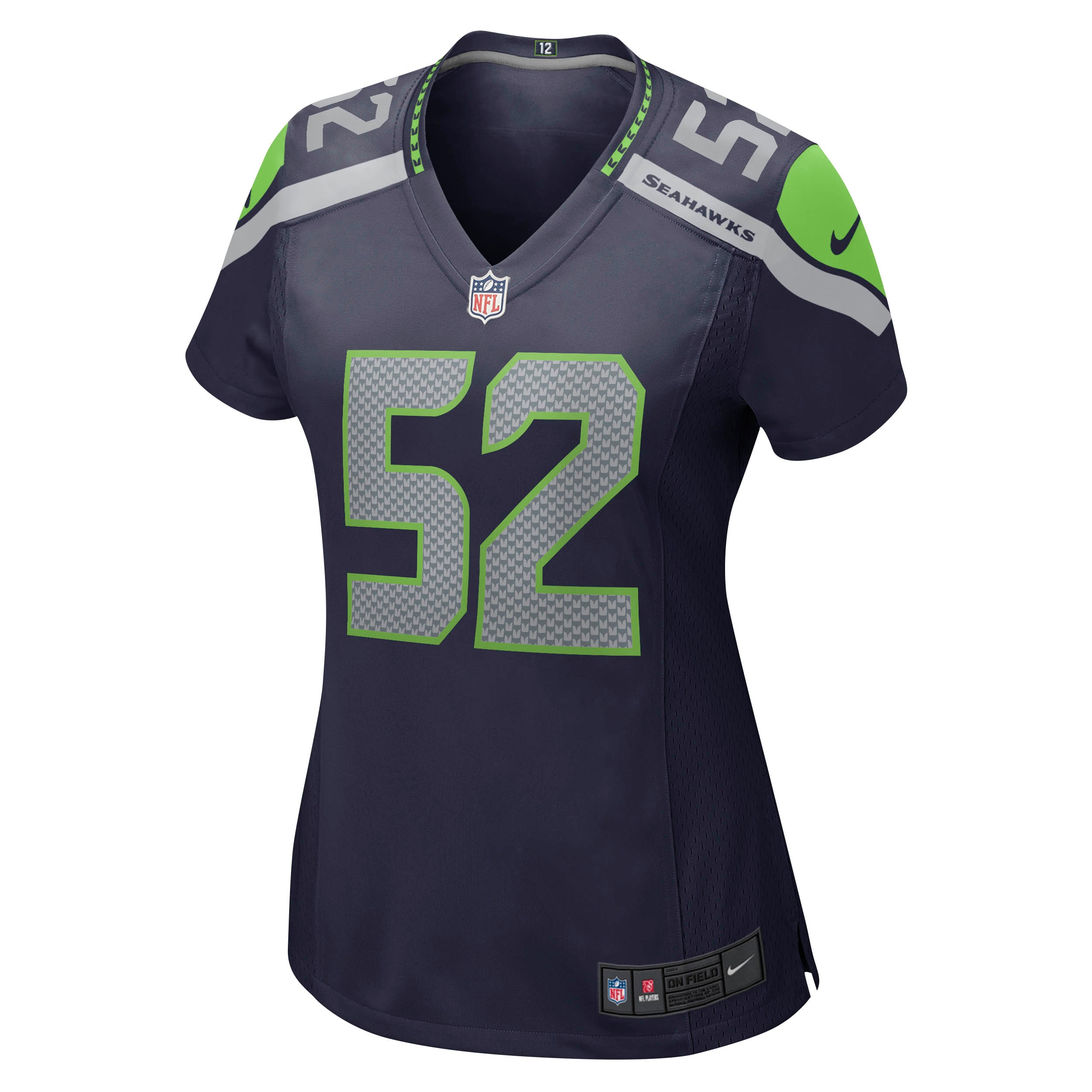 Darrell Taylor Seattle Seahawks Women's Game Jersey - College Navy