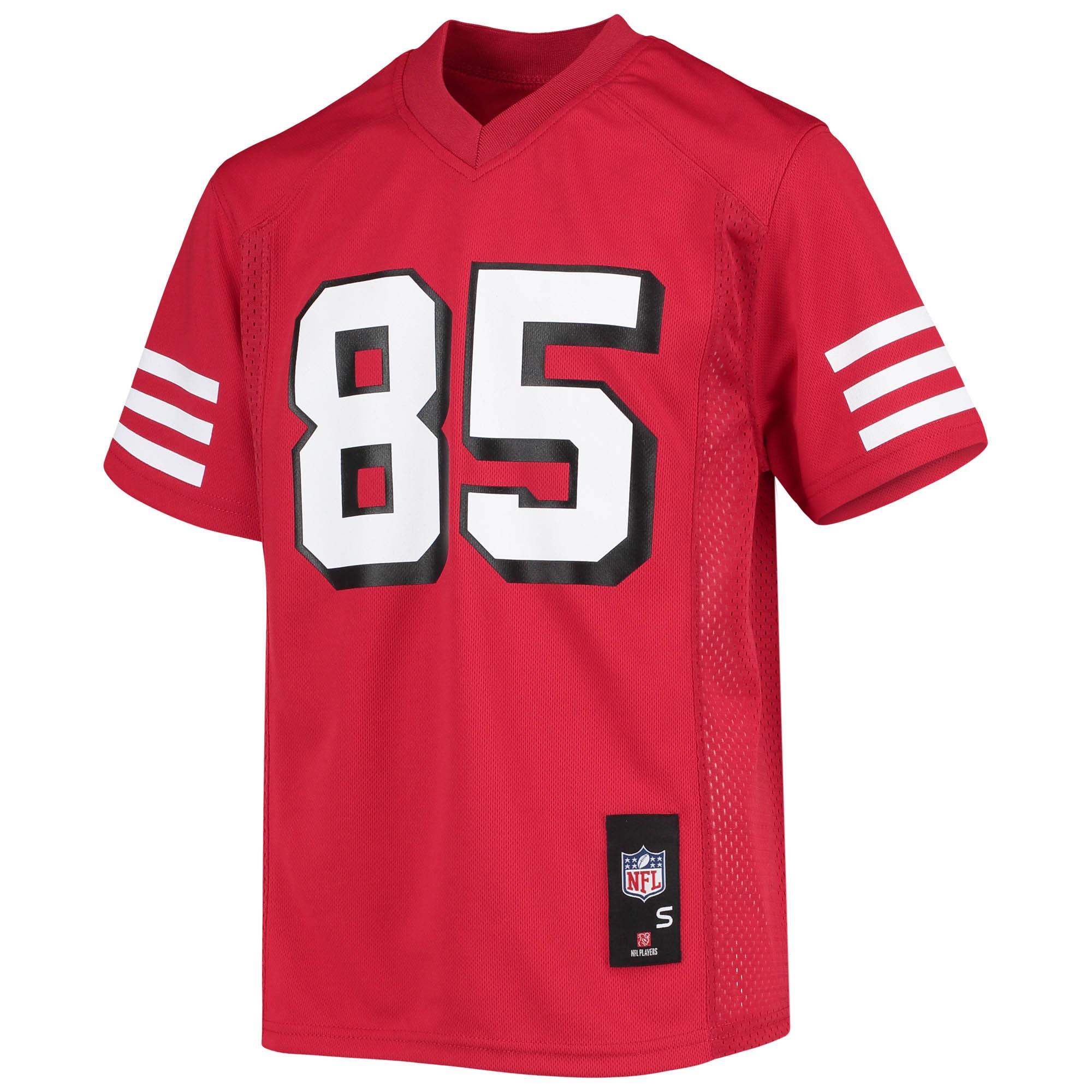 George Kittle San Francisco 49ers Youth Replica Player Logo Jersey - Scarlet