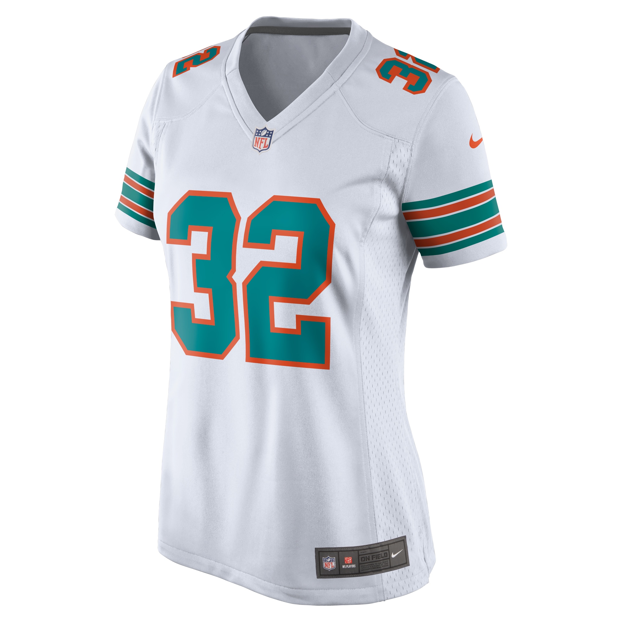 Kenyan Drake Miami Dolphins Women's Throwback Game Jersey - White