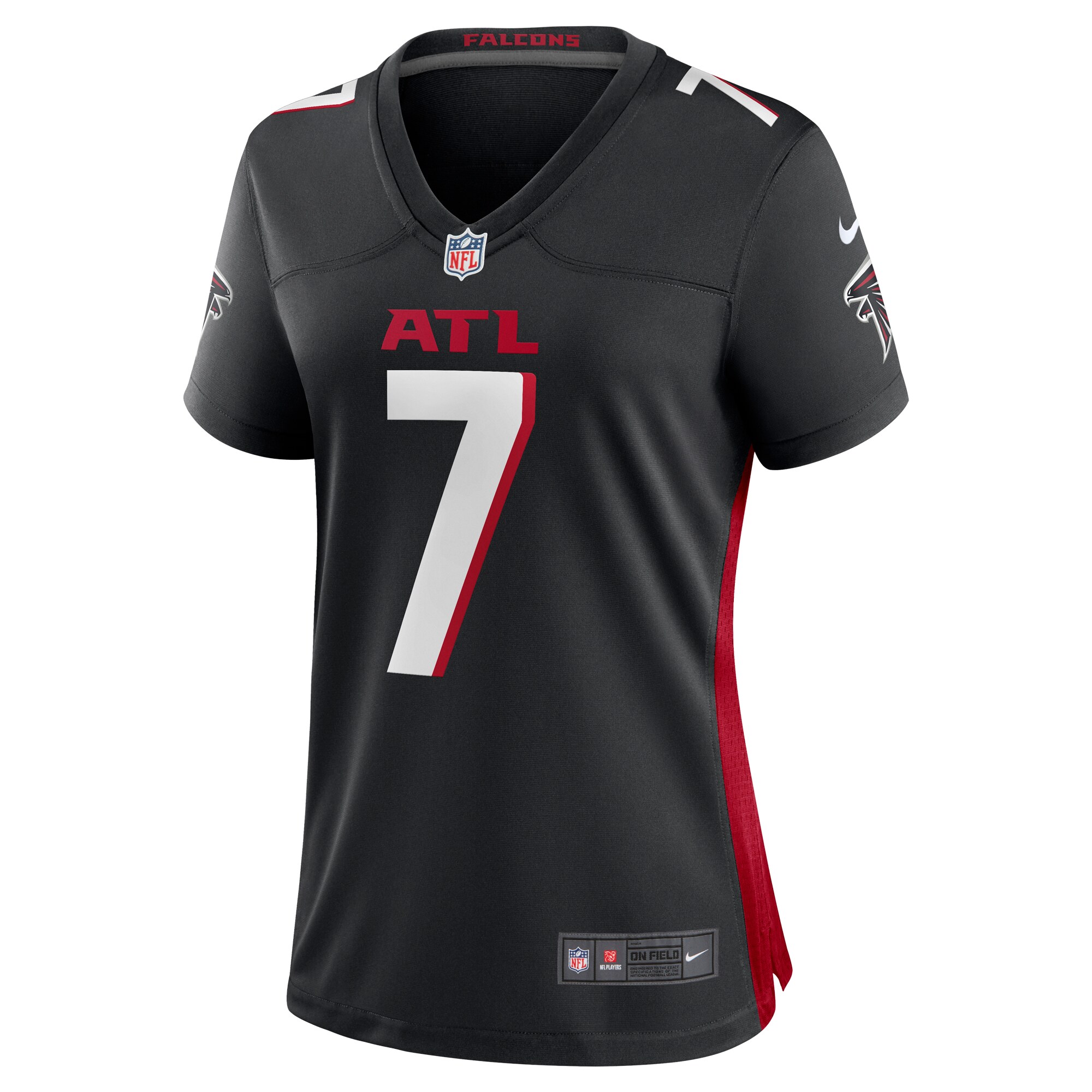 Bijan Robinson Atlanta Falcons Women's 2023 NFL Draft First Round Pick Game Jersey - Black