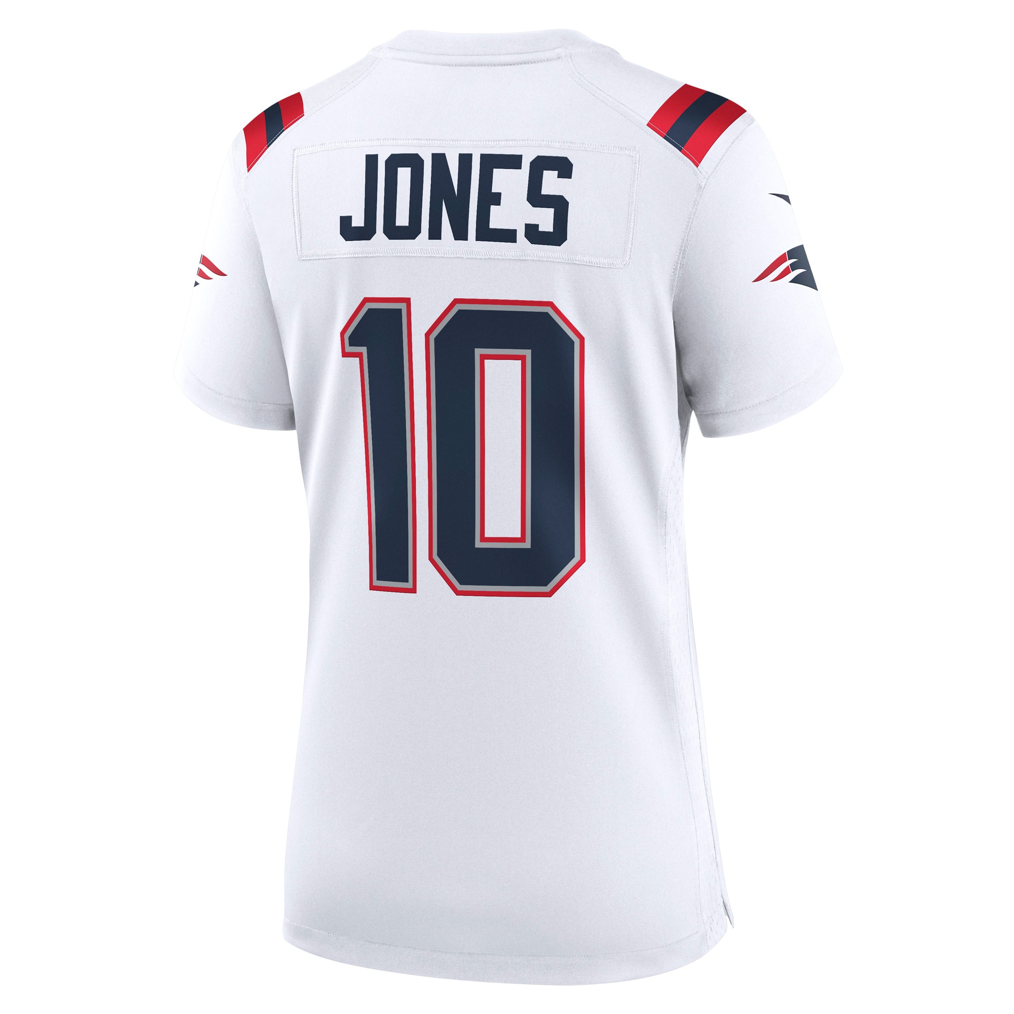 Mac Jones New England Patriots Women's Player Game Jersey - White