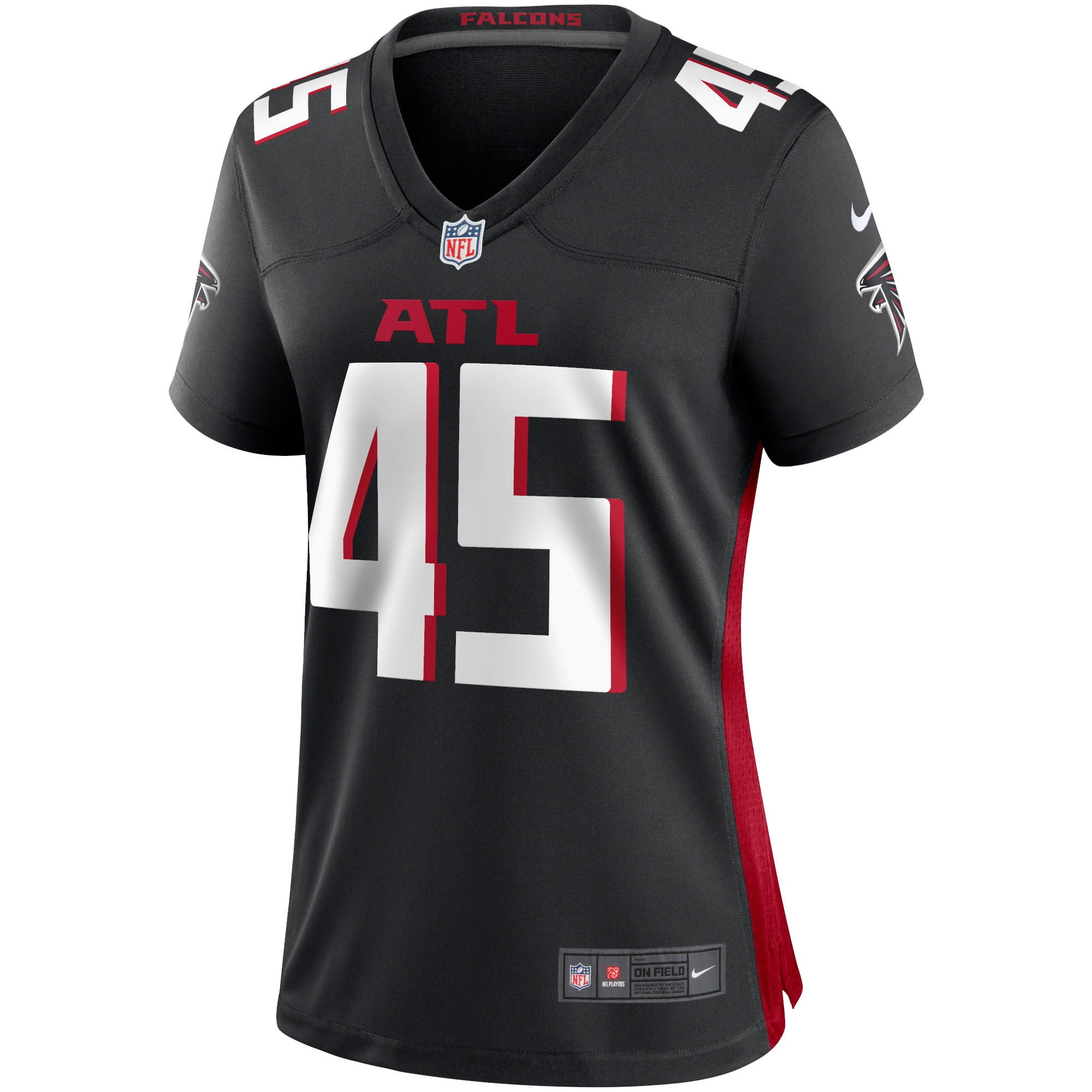 Deion Jones Atlanta Falcons Women's Game Jersey - Black