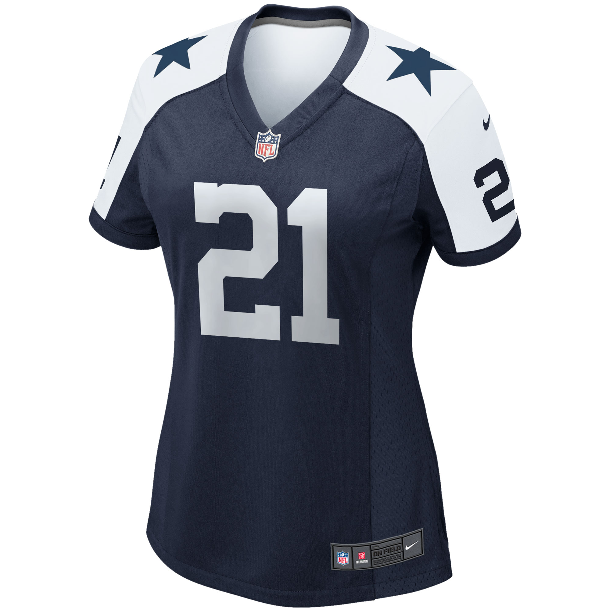 Ezekiel Elliott Dallas Cowboys Women's Alternate Game Team Jersey - Navy