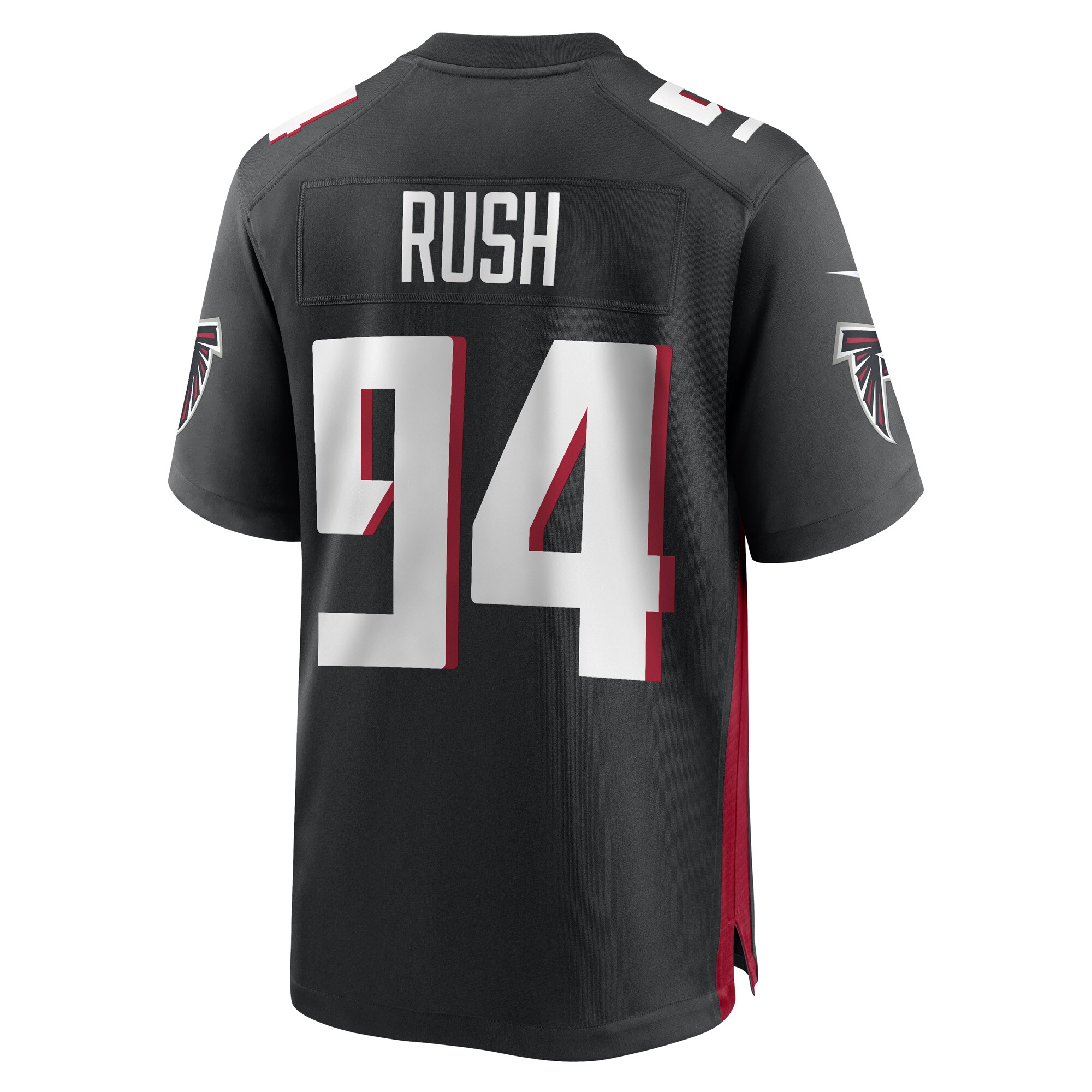 Anthony Rush Atlanta FalconsGame Player Jersey - Black
