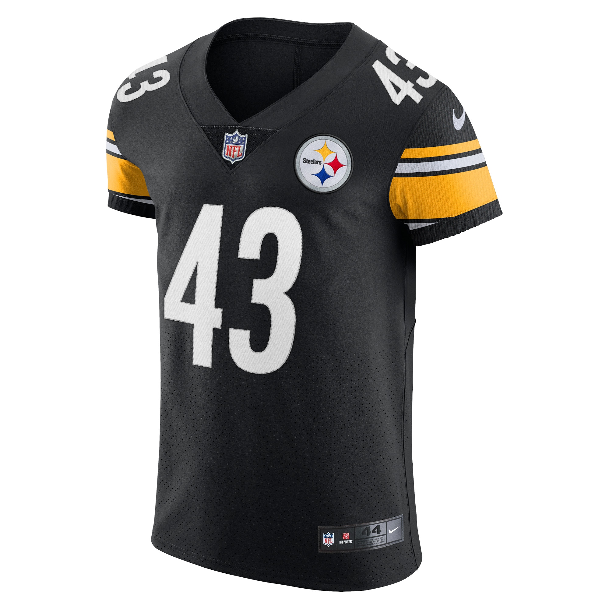 Troy Polamalu Pittsburgh SteelersRetired Player Elite Jersey - Black
