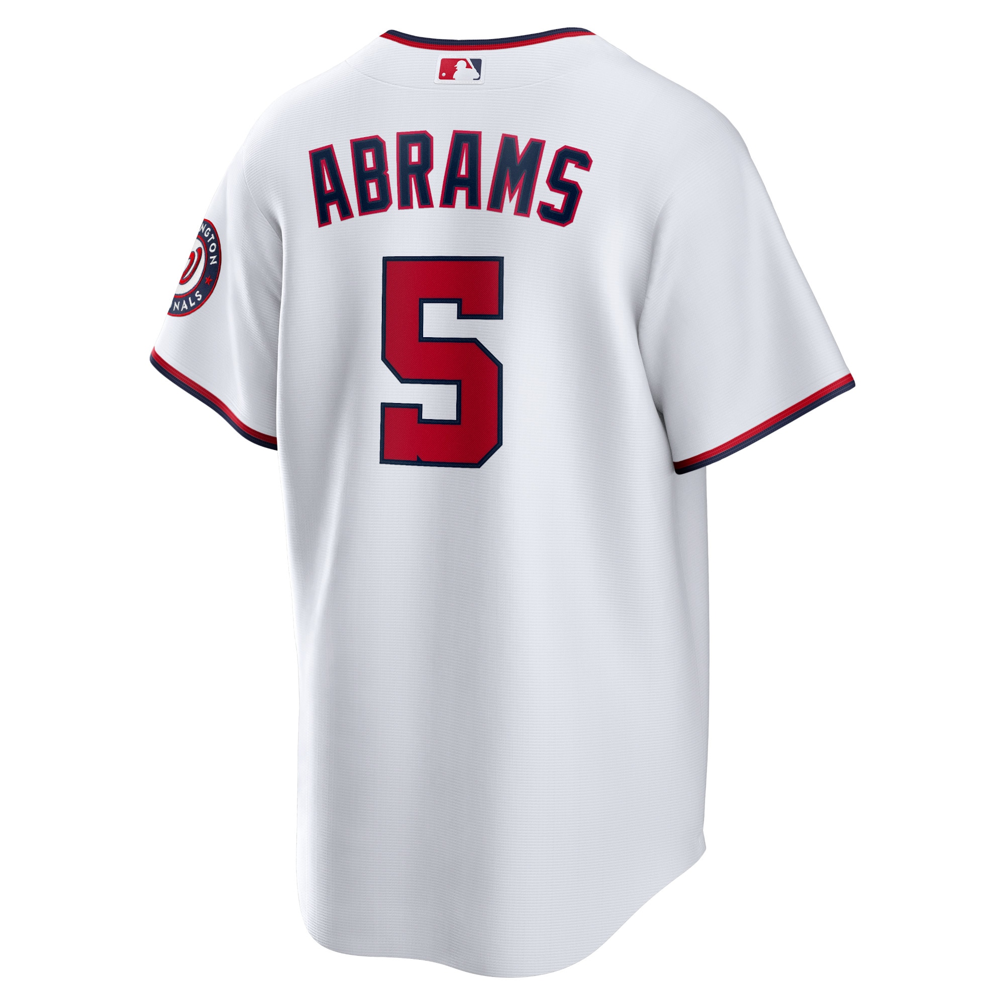 CJ Abrams Washington NationalsHome Replica Jersey - White