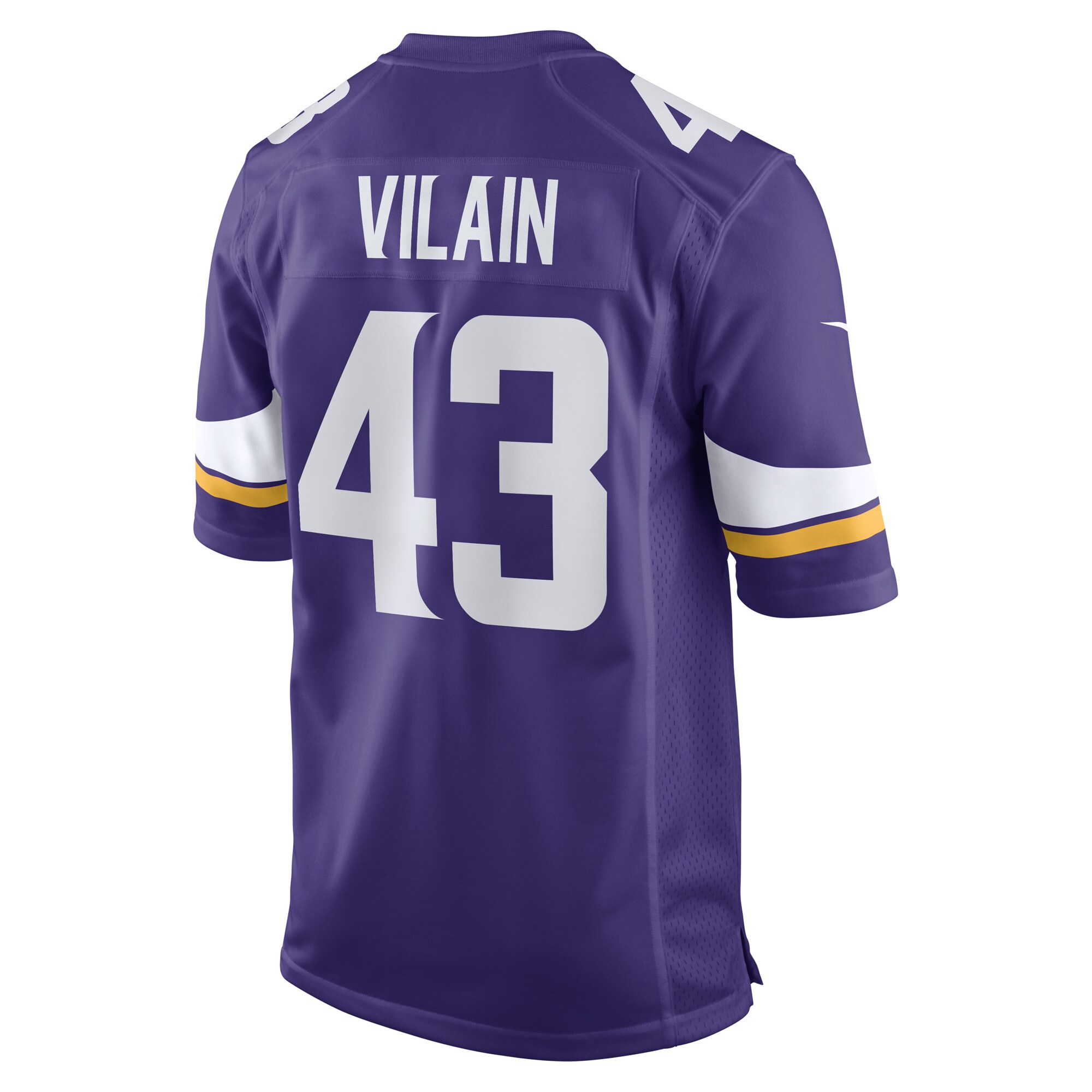Luiji Vilain Minnesota VikingsGame Player Jersey - Purple