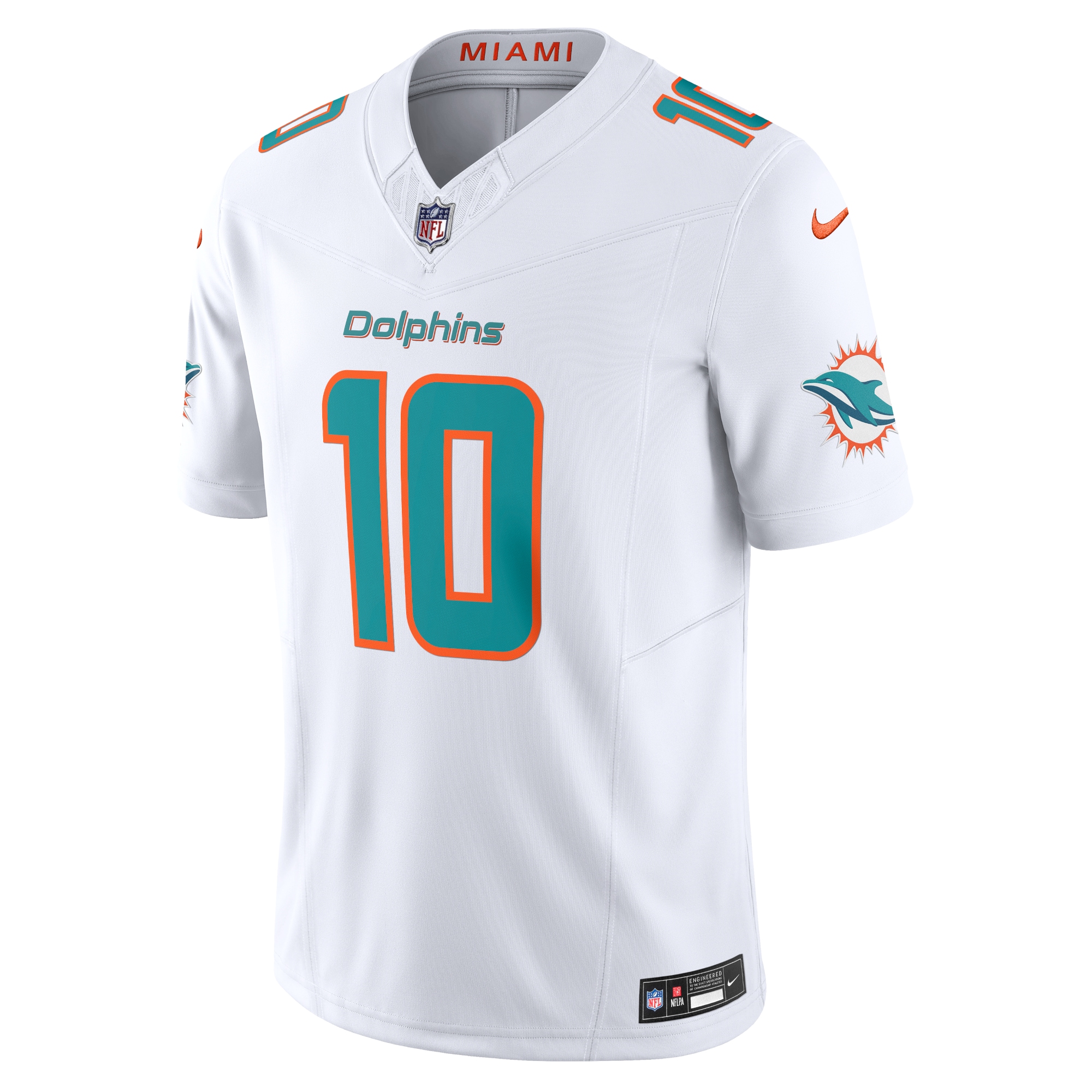 Tyreek Hill Miami DolphinsVapor F.U.S.E. Limited Jersey - White