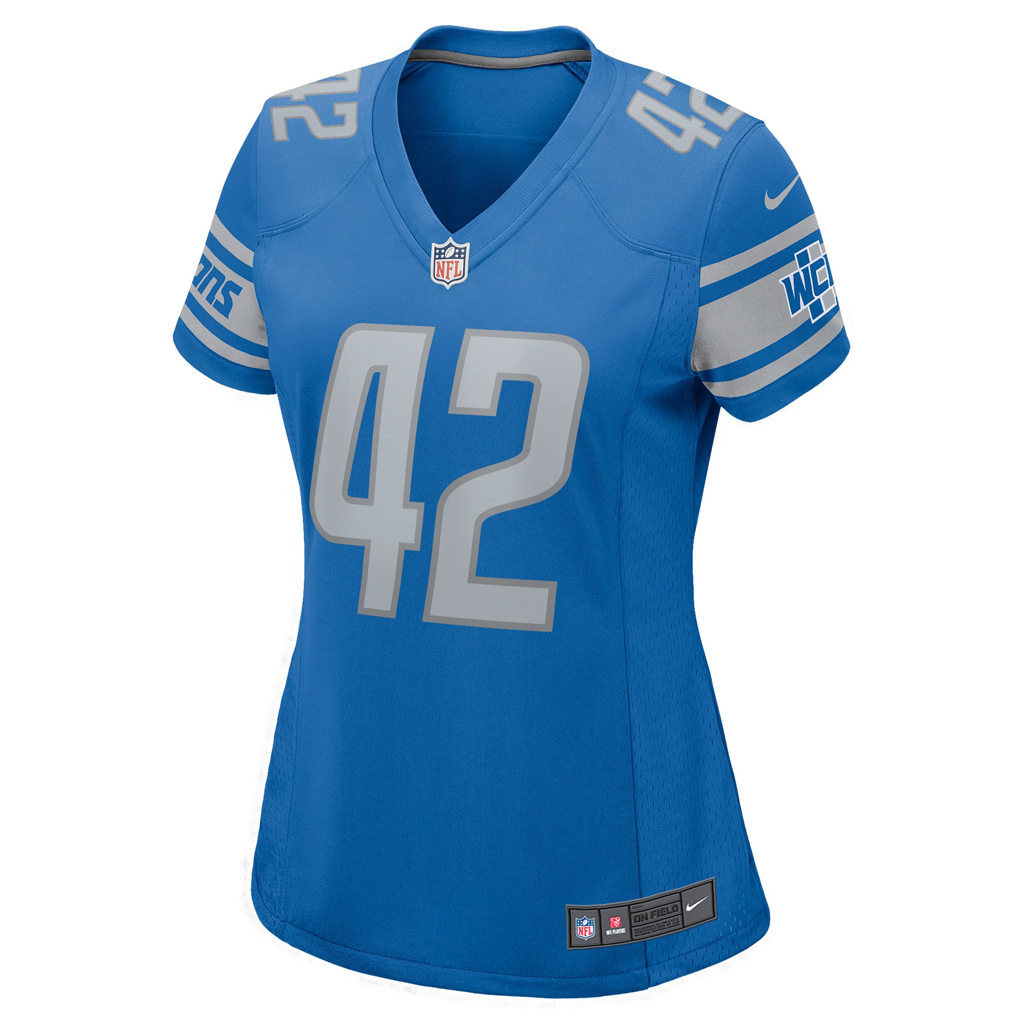Justin Jackson Detroit Lions Women's Player Game Jersey - Blue