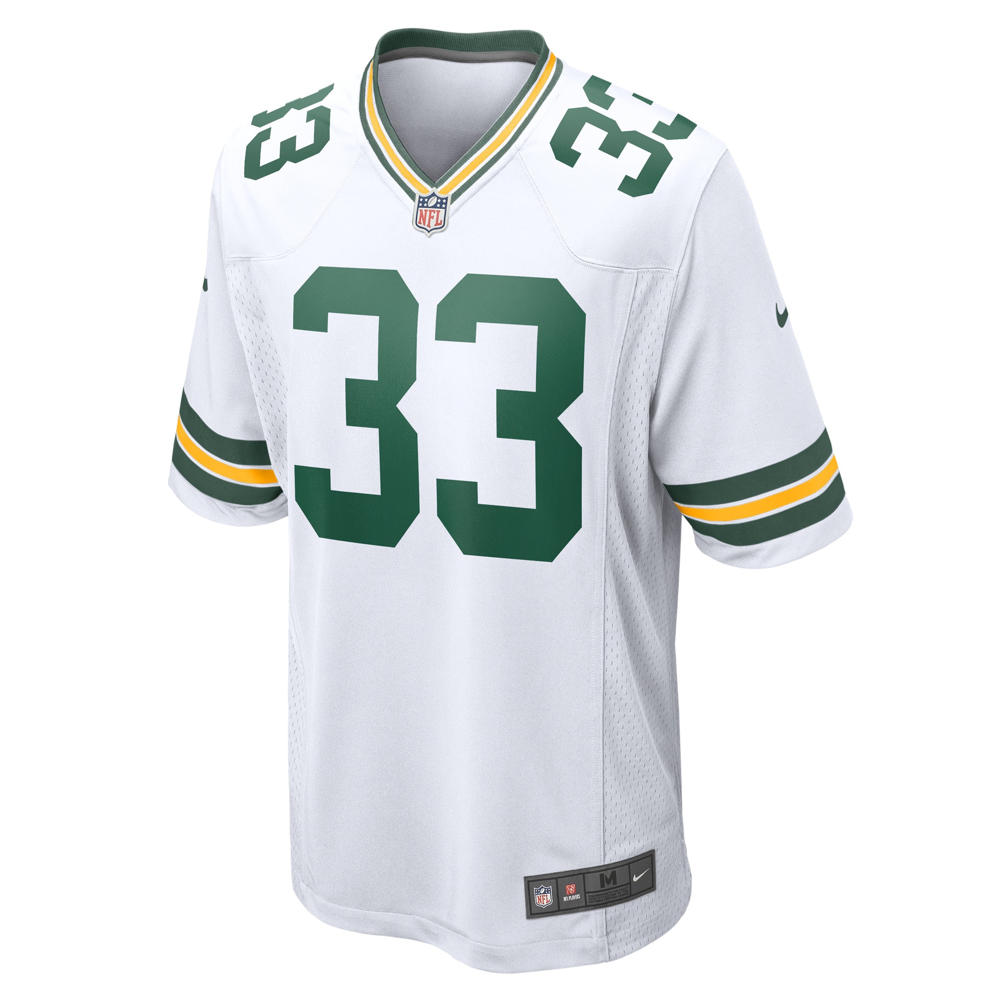 Aaron Jones Green Bay PackersGame Player Jersey - White