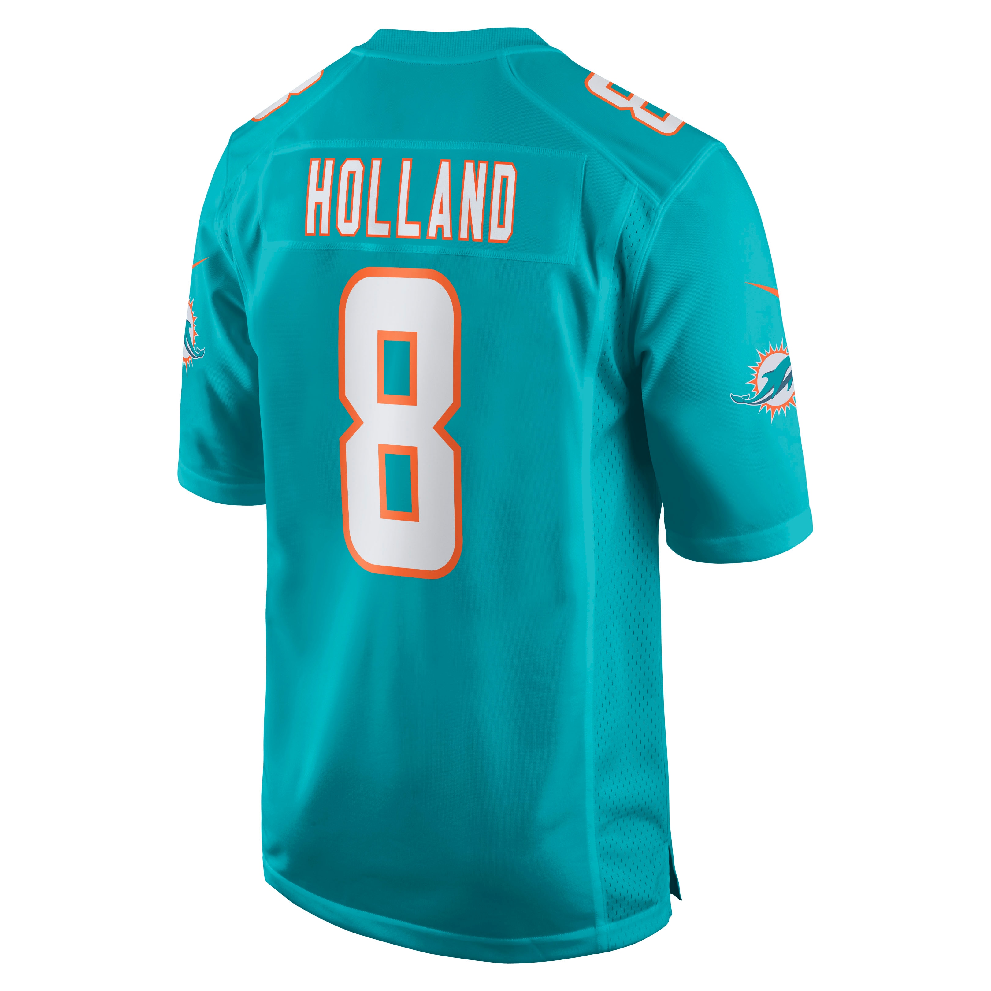 Jevon Holland Miami DolphinsGame Player Jersey - Aqua