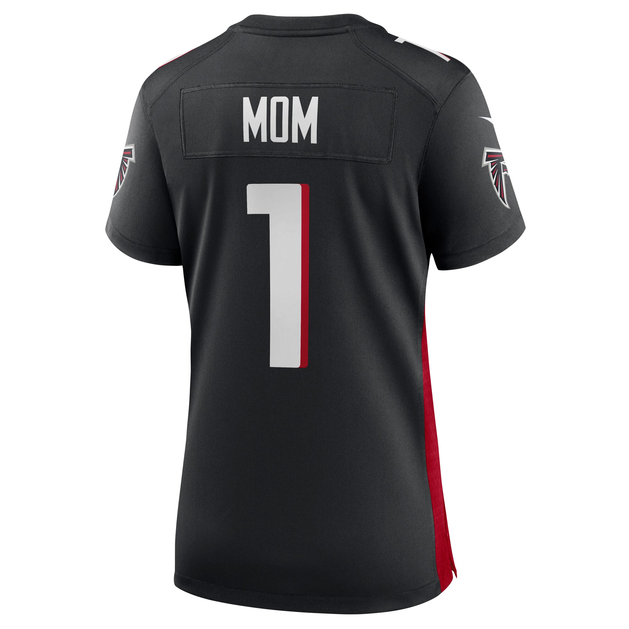 Number 1 Mom Atlanta Falcons Women's Game Jersey - Black