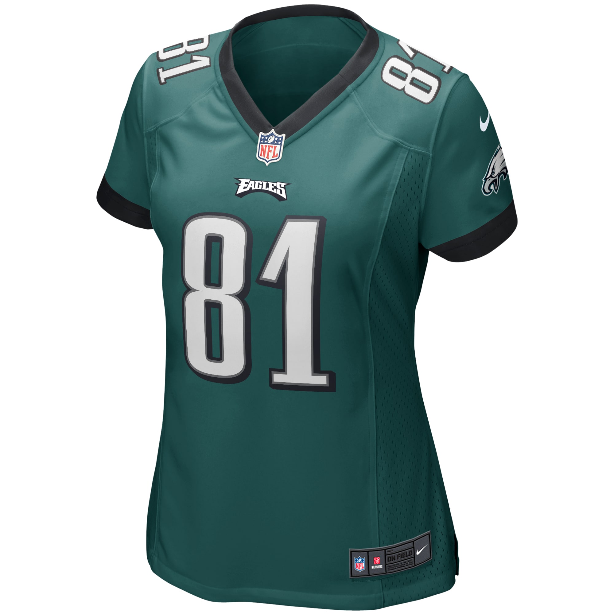 Terrell Owens Philadelphia Eagles Women's Game Retired Player Jersey - Midnight Green