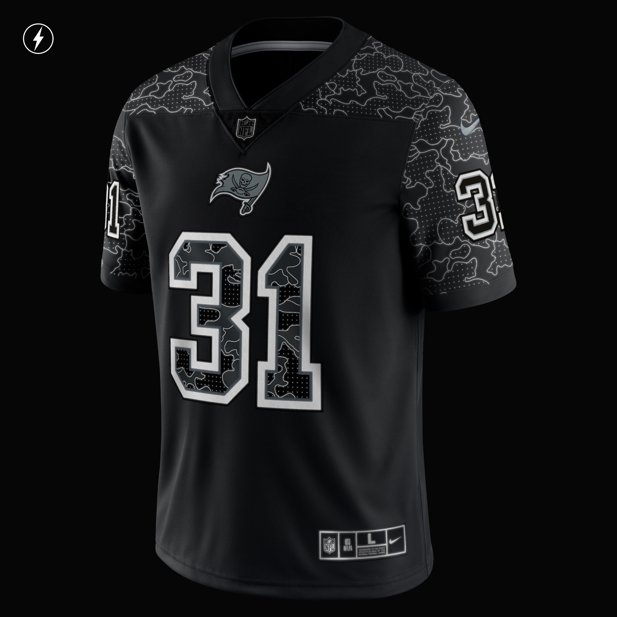 Antoine Winfield Jr. Tampa Bay BuccaneersRFLCTV Limited Jersey - Black