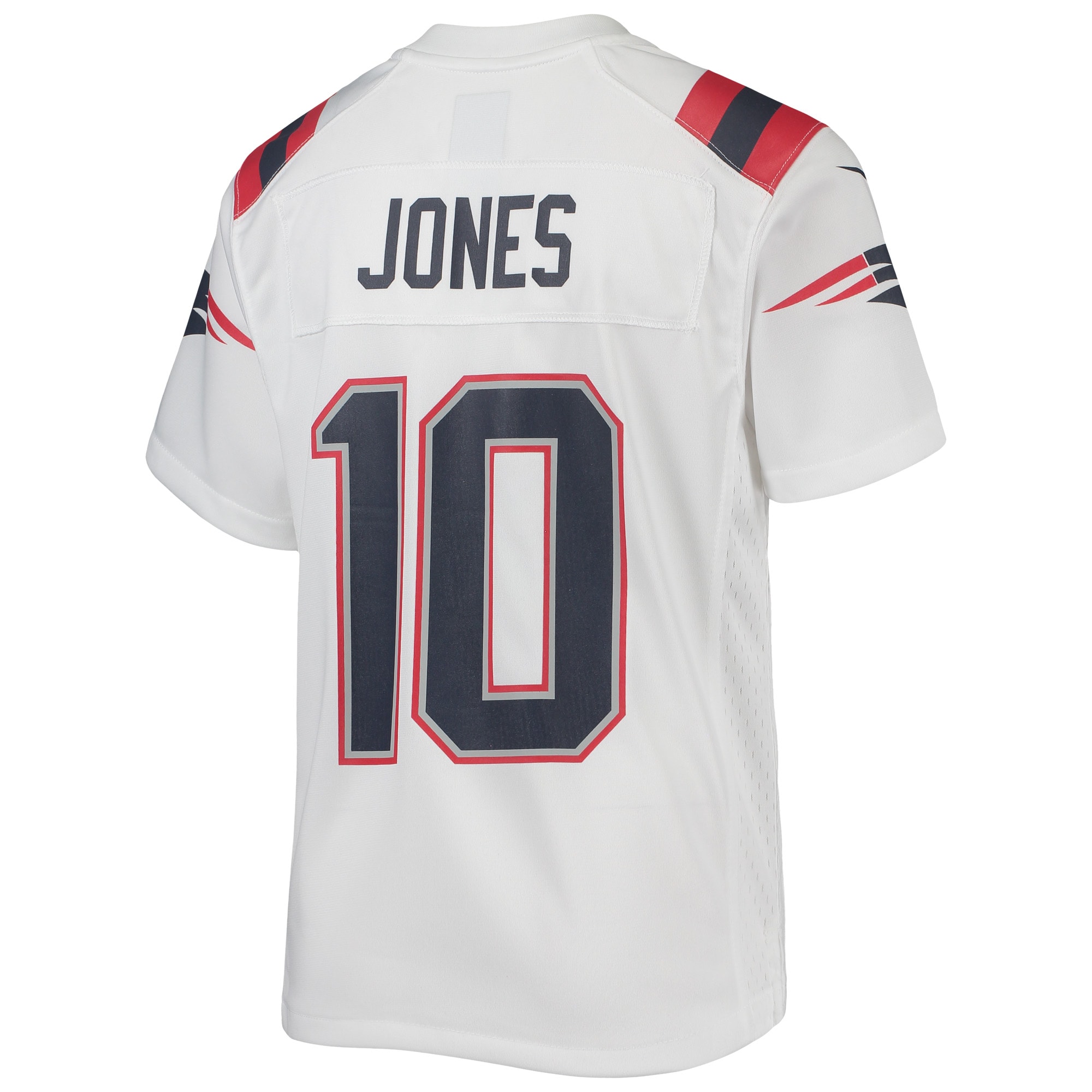 Mac Jones New England PatriotsYouth Game Jersey - White