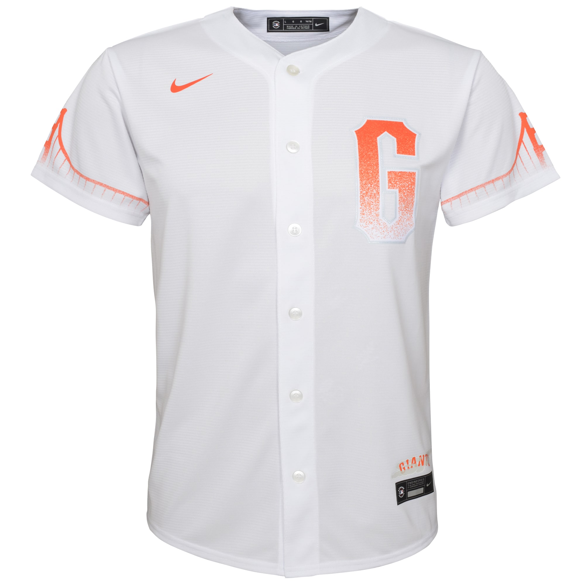 Mike Yastrzemski San Francisco GiantsYouth City Connect Replica Player Jersey - White