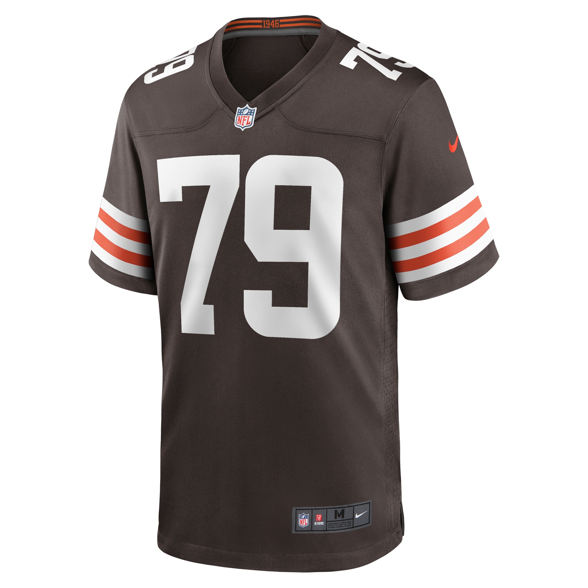 Tyrone Wheatley Cleveland BrownsTeam Game Jersey - Brown