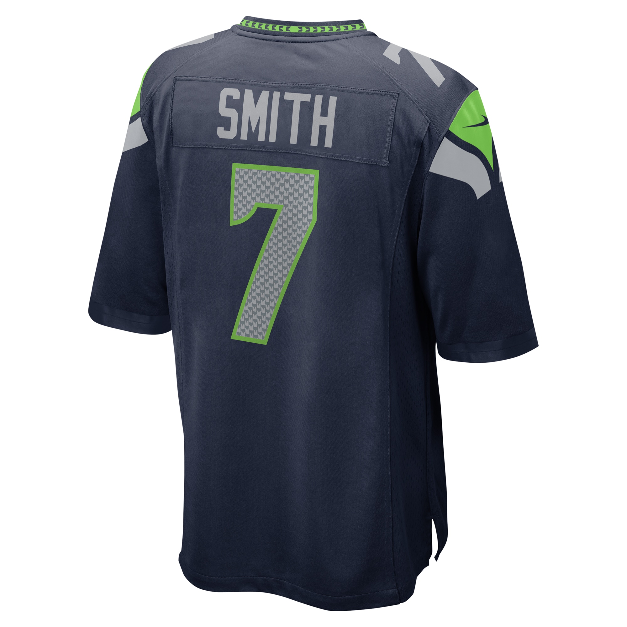 Geno Smith Seattle SeahawksGame Jersey - College Navy