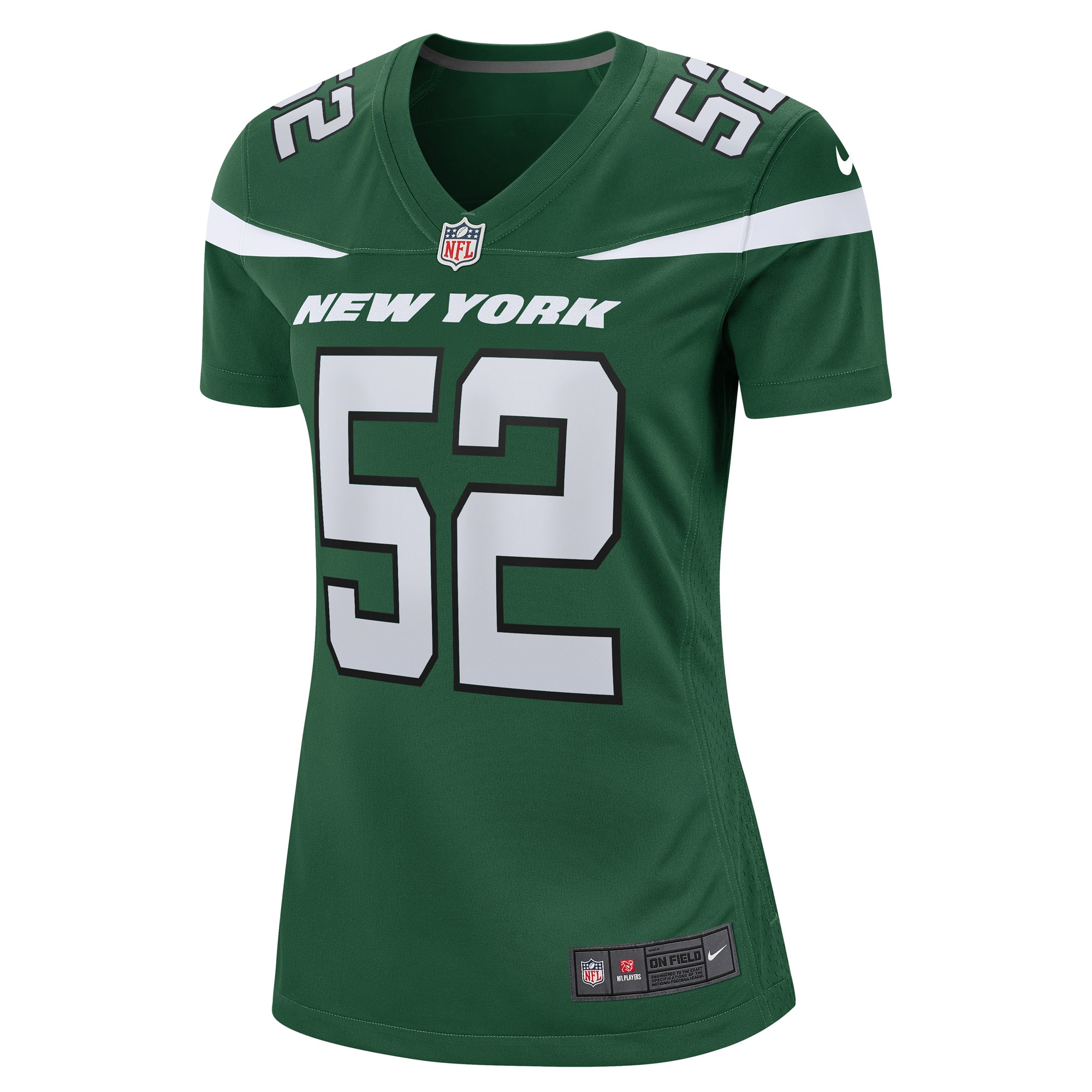 Jermaine Johnson II New York Jets Women's Game Player Jersey - Gotham Green