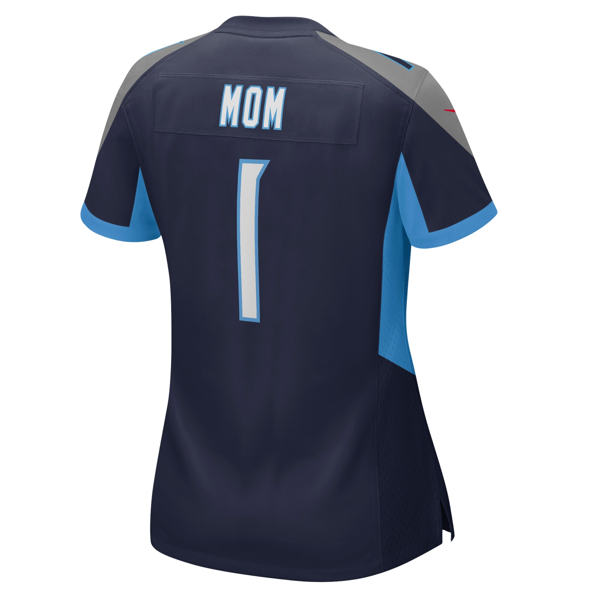Number 1 Mom Tennessee Titans Women's Game Jersey - Navy