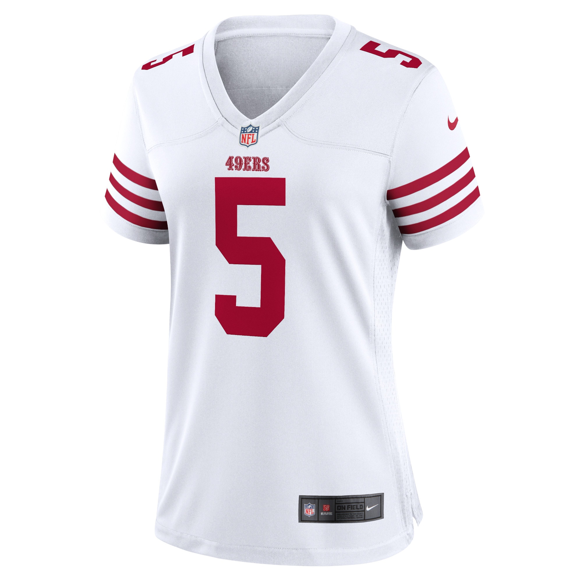 Trey Lance San Francisco 49ers Women's Player Game Jersey - White