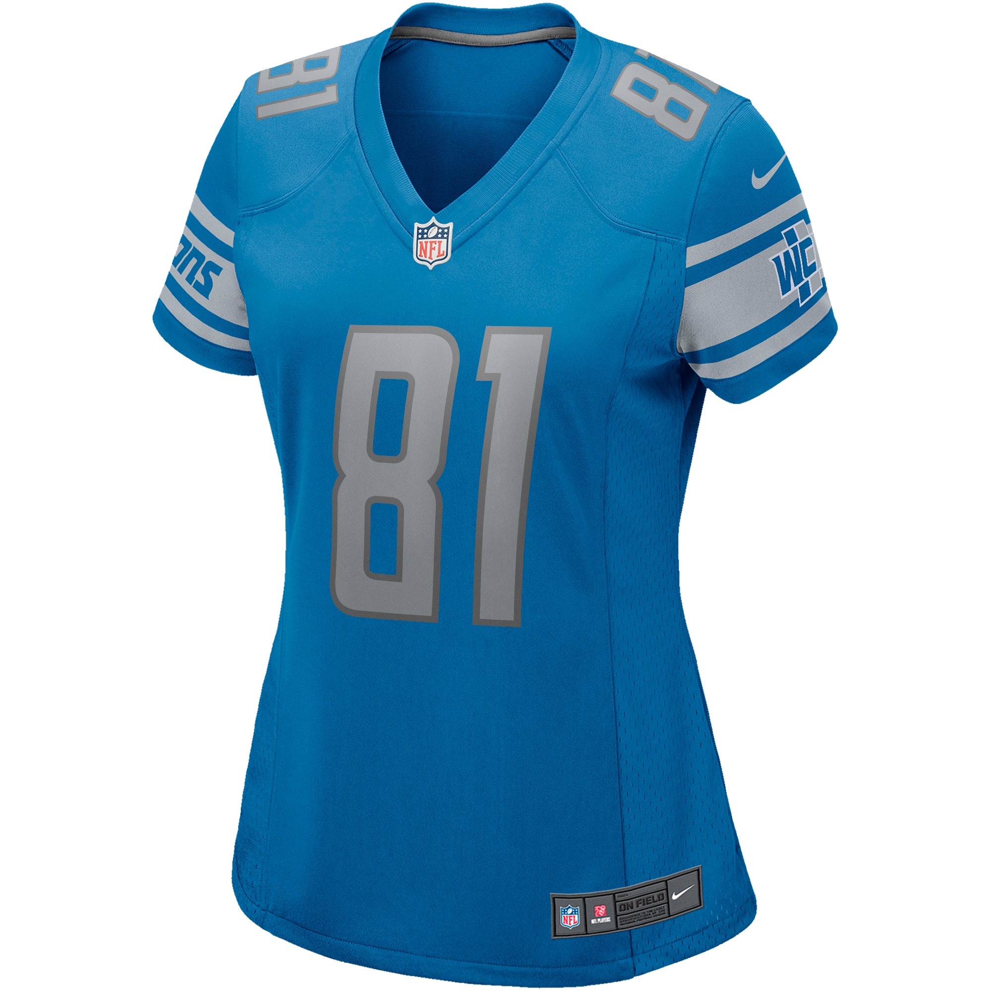 Night Train Lane Detroit Lions Women's Game Retired Player Jersey - Blue