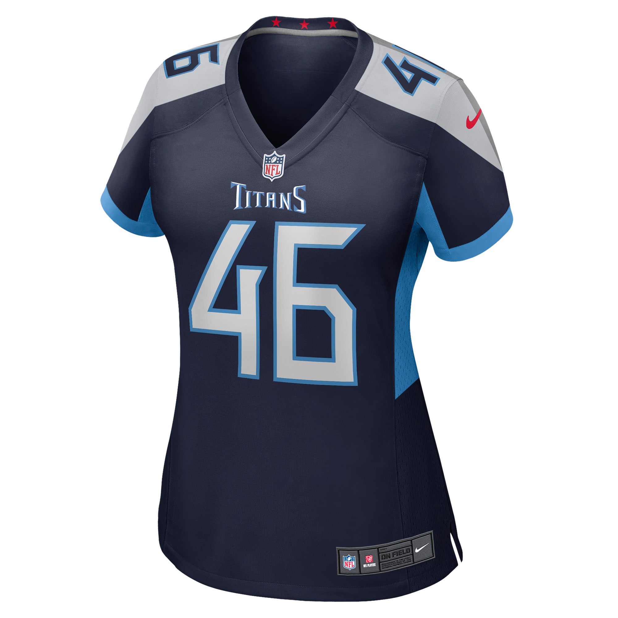 Morgan Cox Tennessee Titans Women's Game Jersey - Navy
