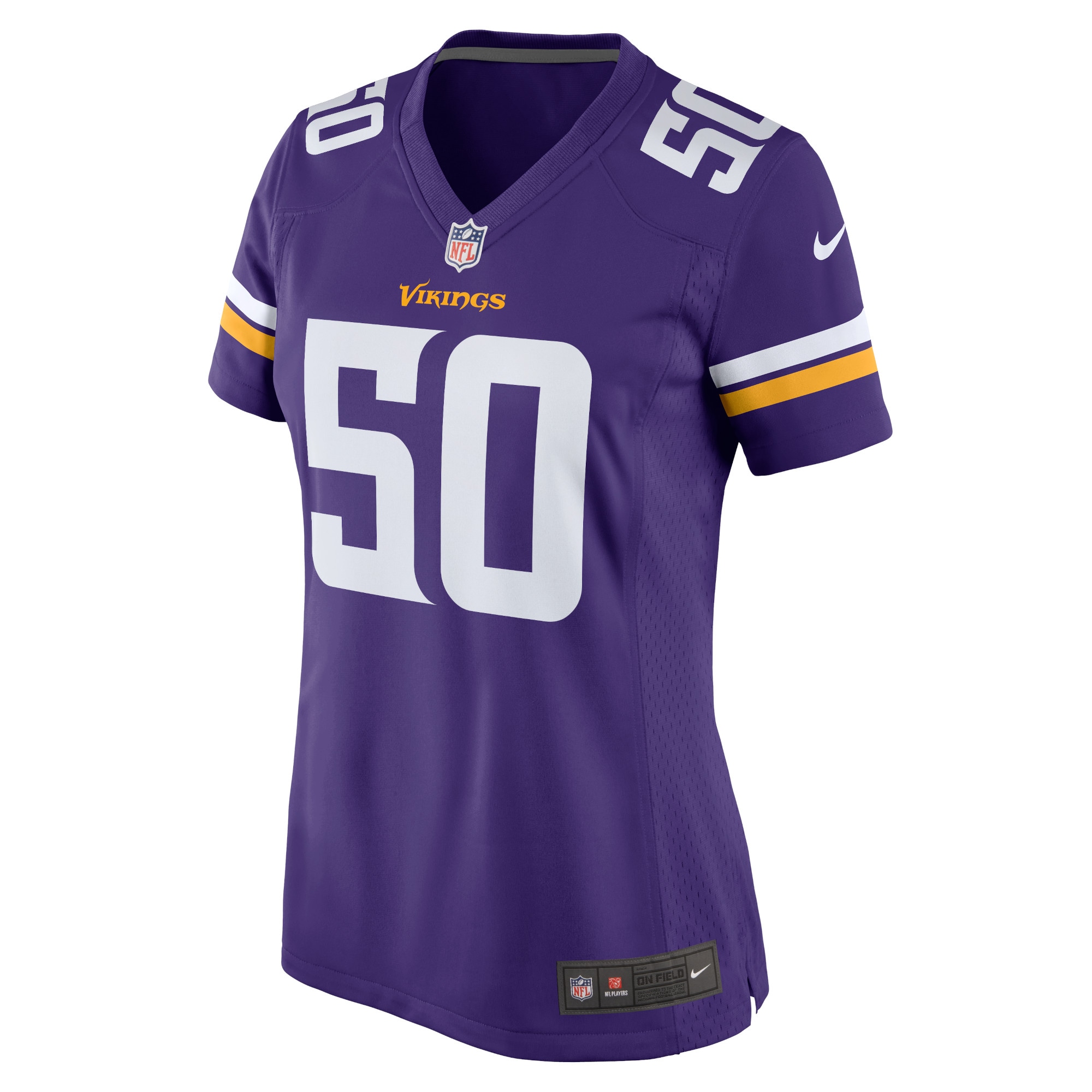 TJ Smith Minnesota Vikings Women's Home Game Player Jersey - Purple