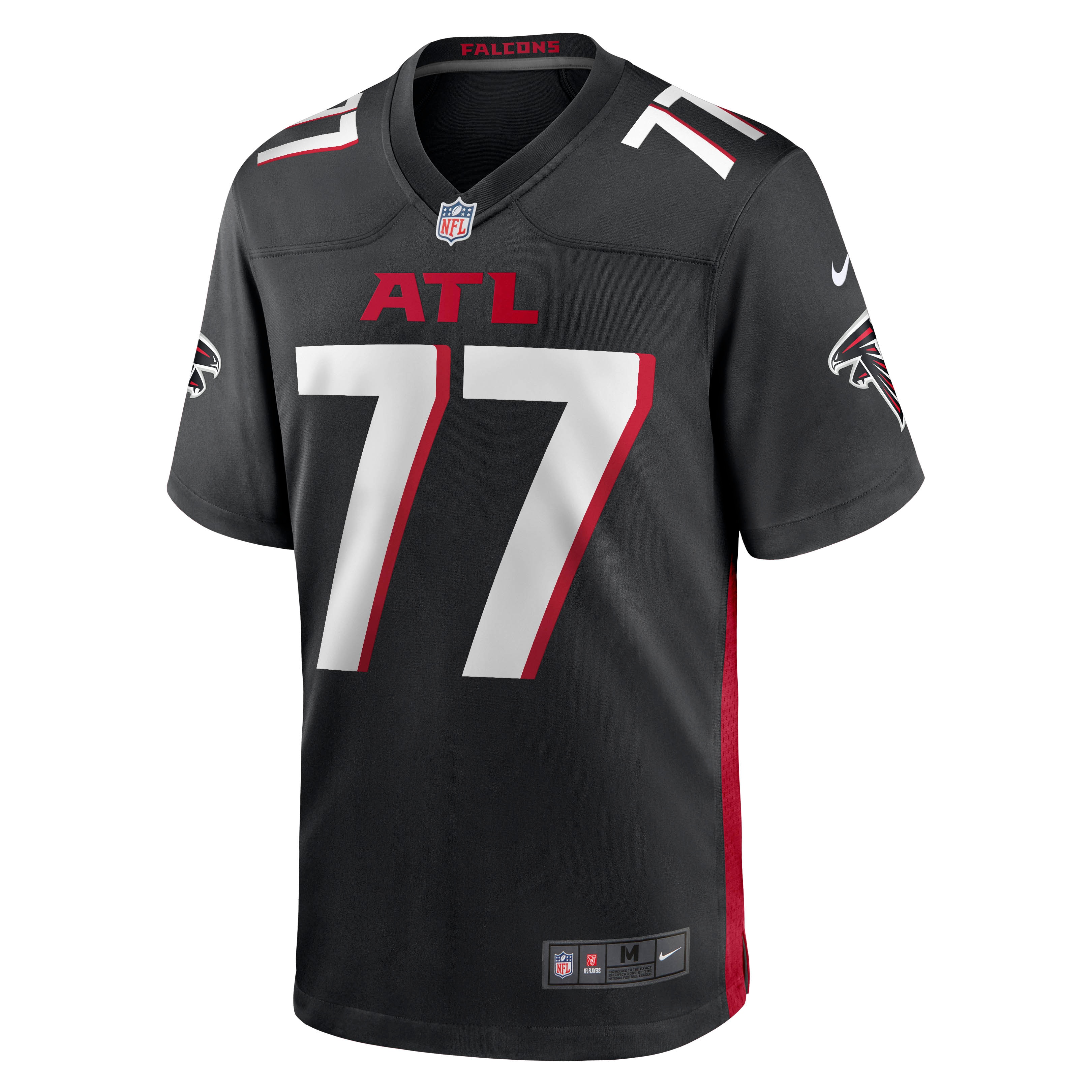 Jalen Mayfield Atlanta FalconsGame Jersey - Black