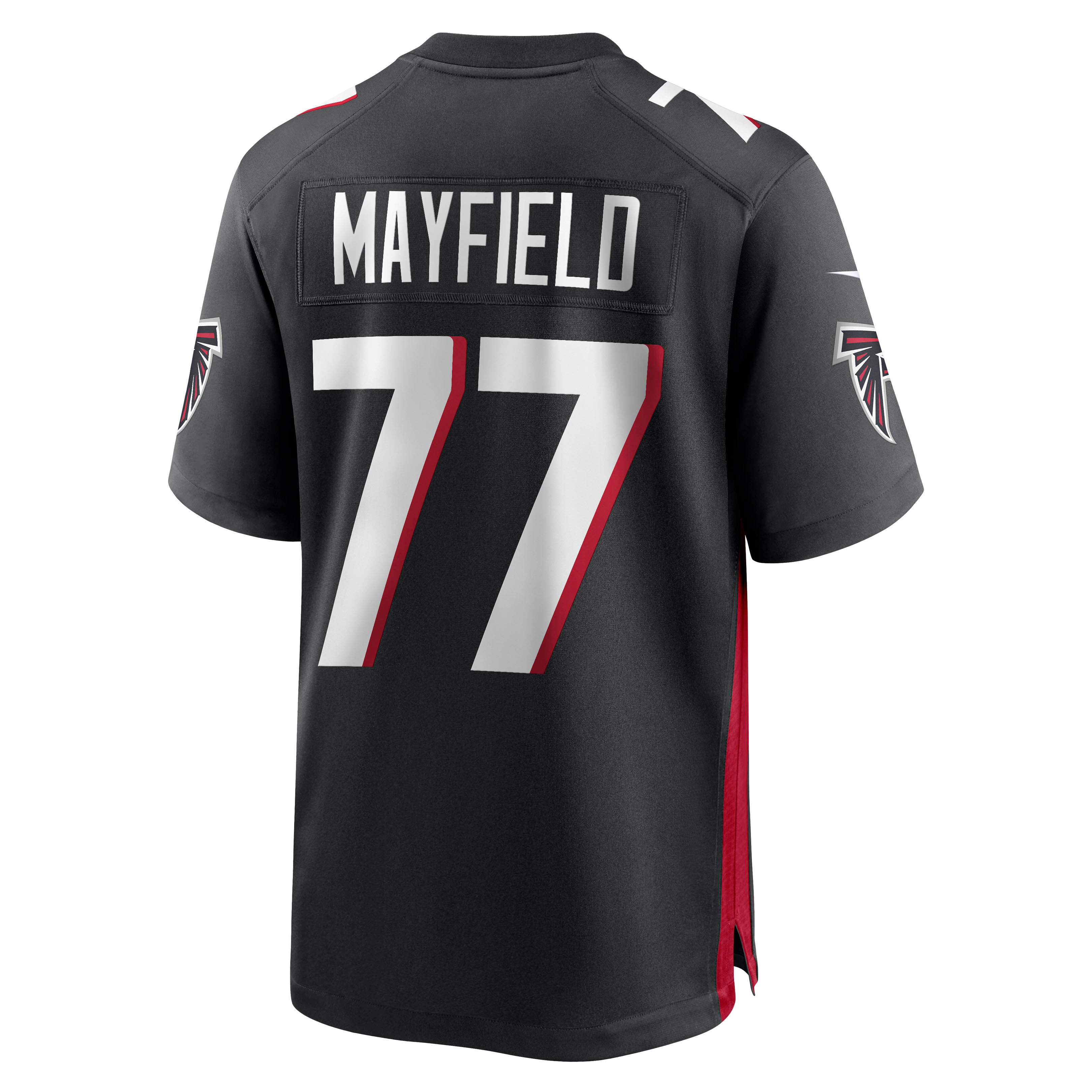 Jalen Mayfield Atlanta FalconsGame Jersey - Black