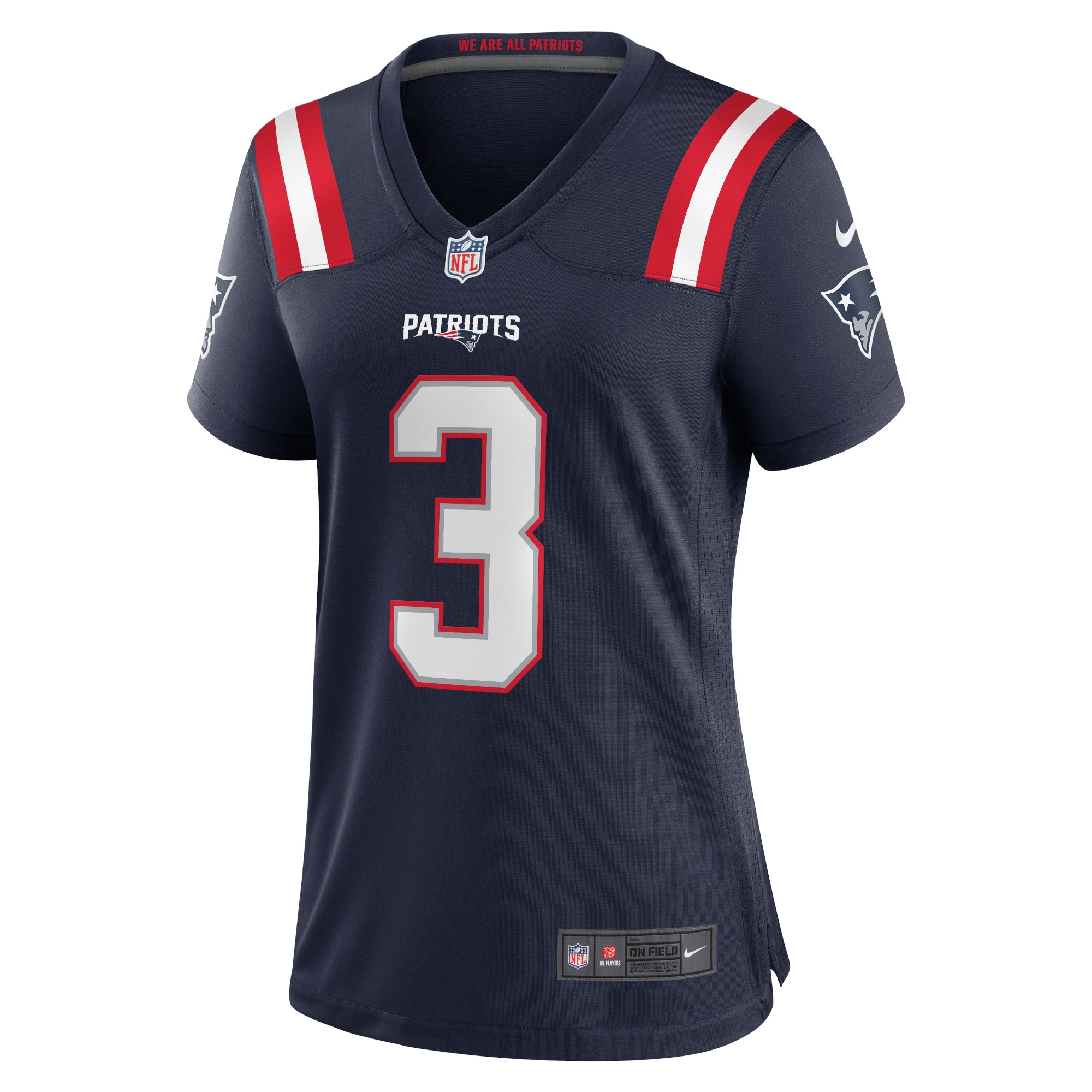 Jabrill Peppers New England Patriots Women's Game Jersey - Navy
