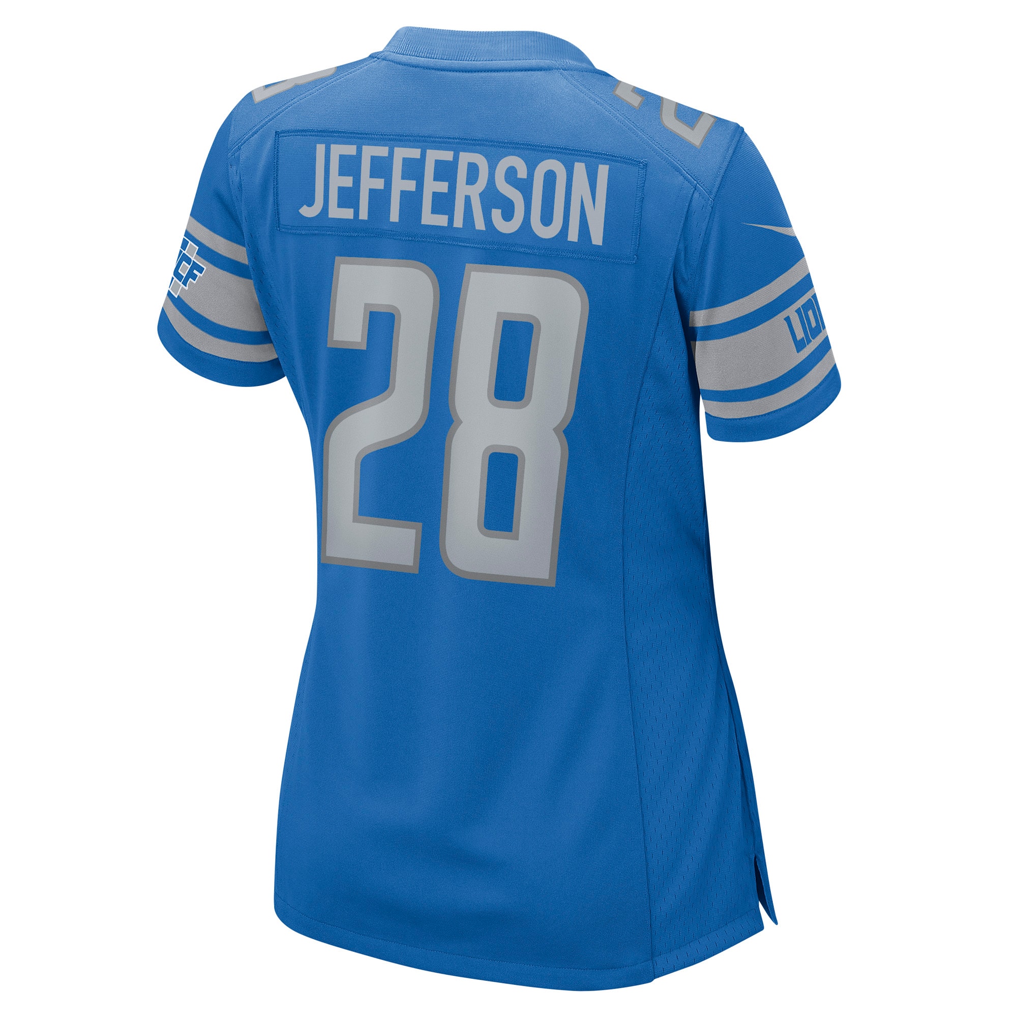 Jermar Jefferson Detroit Lions Women's Game Jersey - Blue