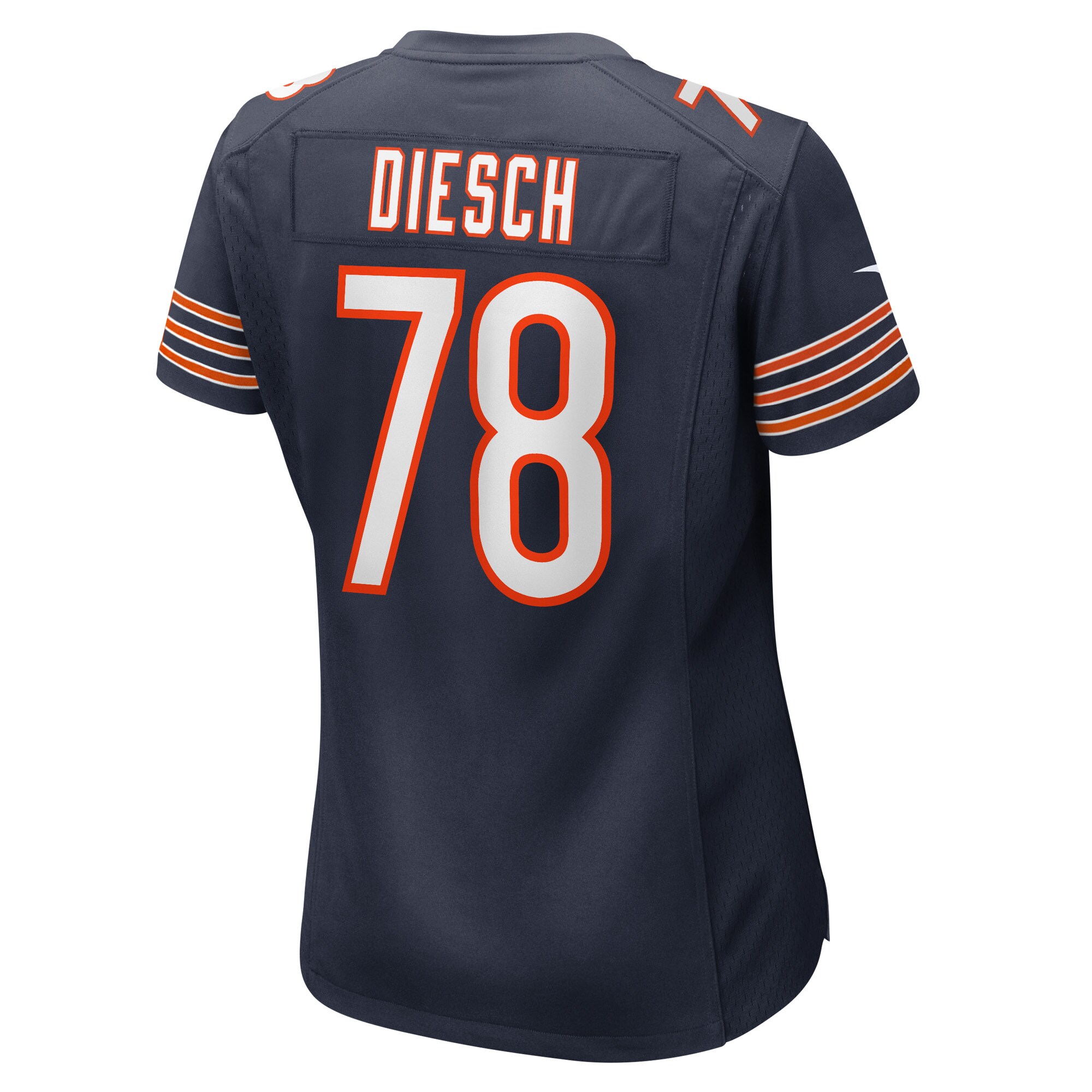 Kellen Diesch Chicago Bears Women's Game Player Jersey - Navy
