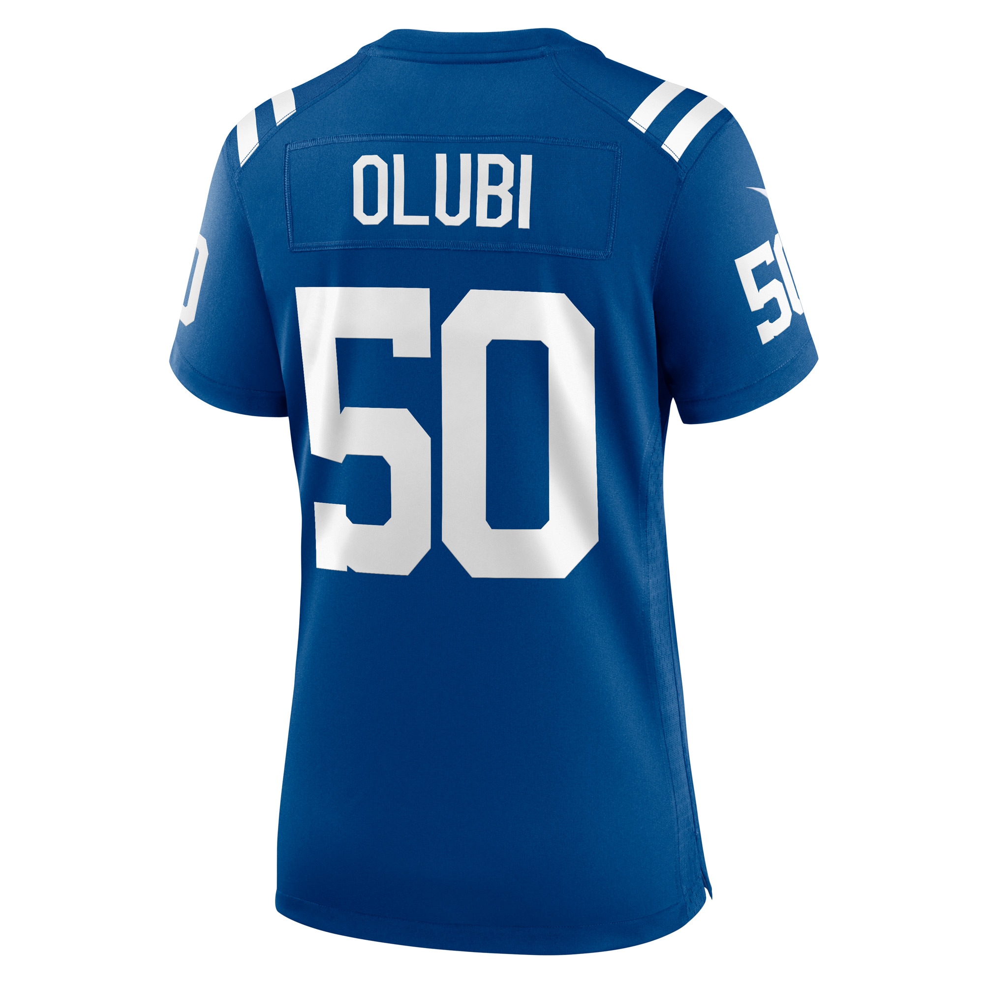 Segun Olubi Indianapolis Colts Women's Game Player Jersey - Royal