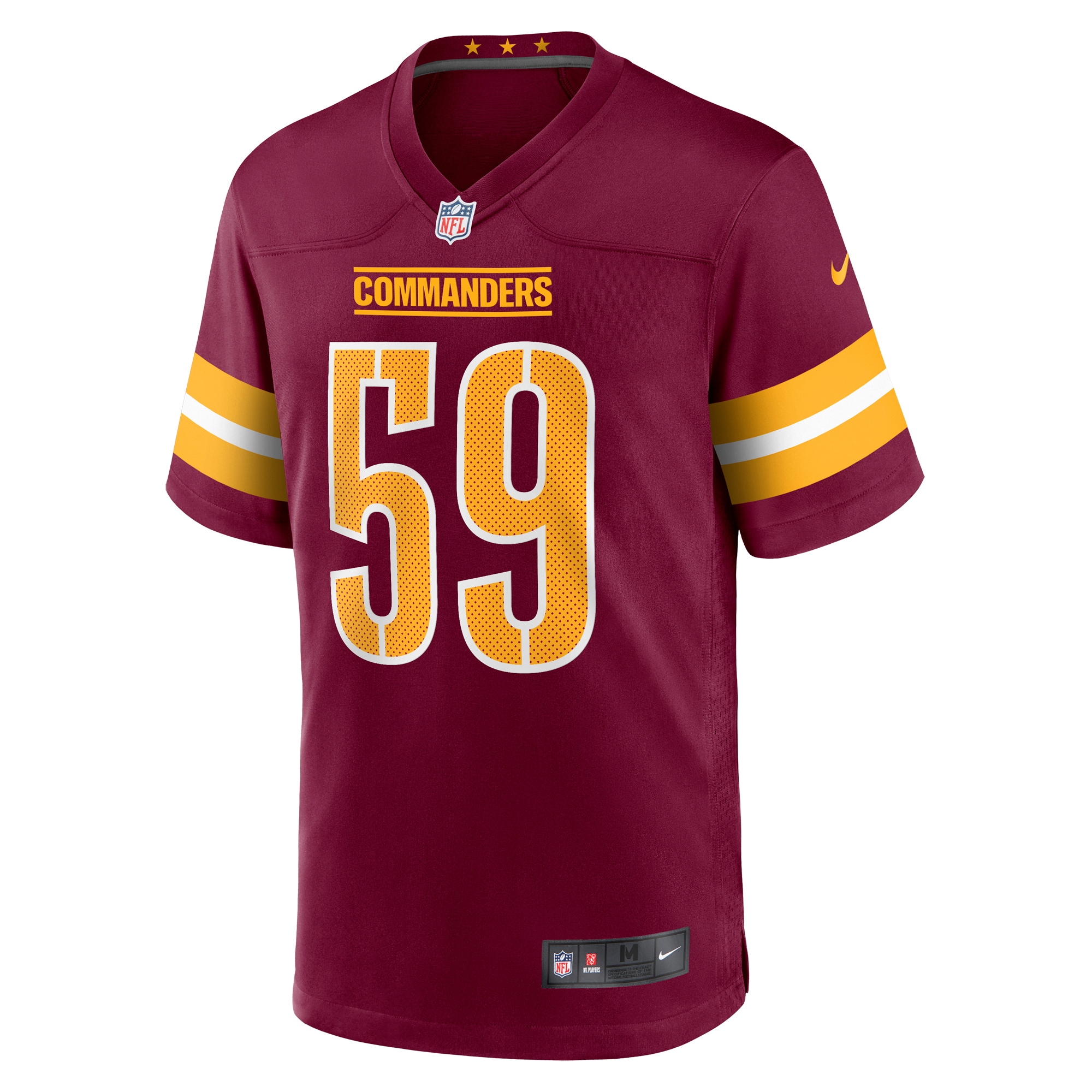 Joshua Pryor Washington CommandersTeam Game Jersey - Burgundy