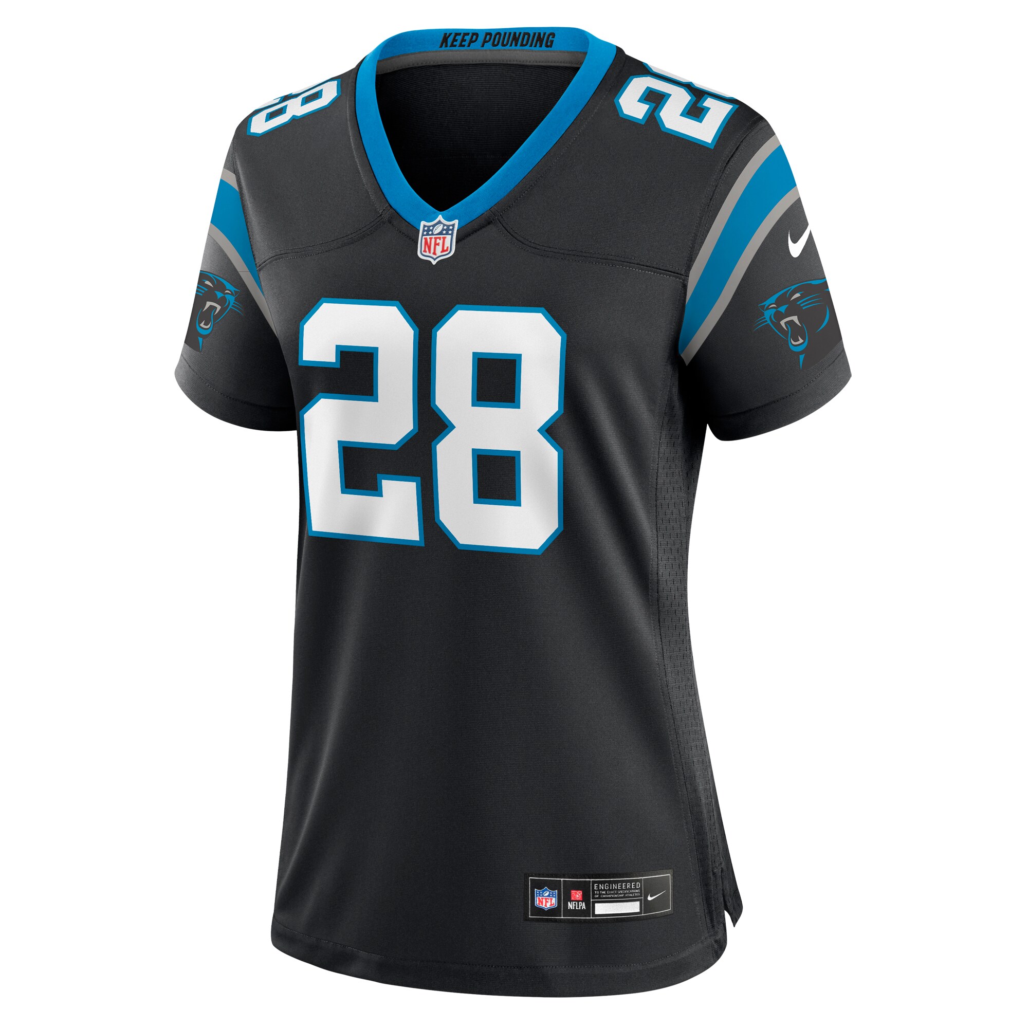 Keith Taylor Carolina Panthers Women's Team Game Jersey - Black
