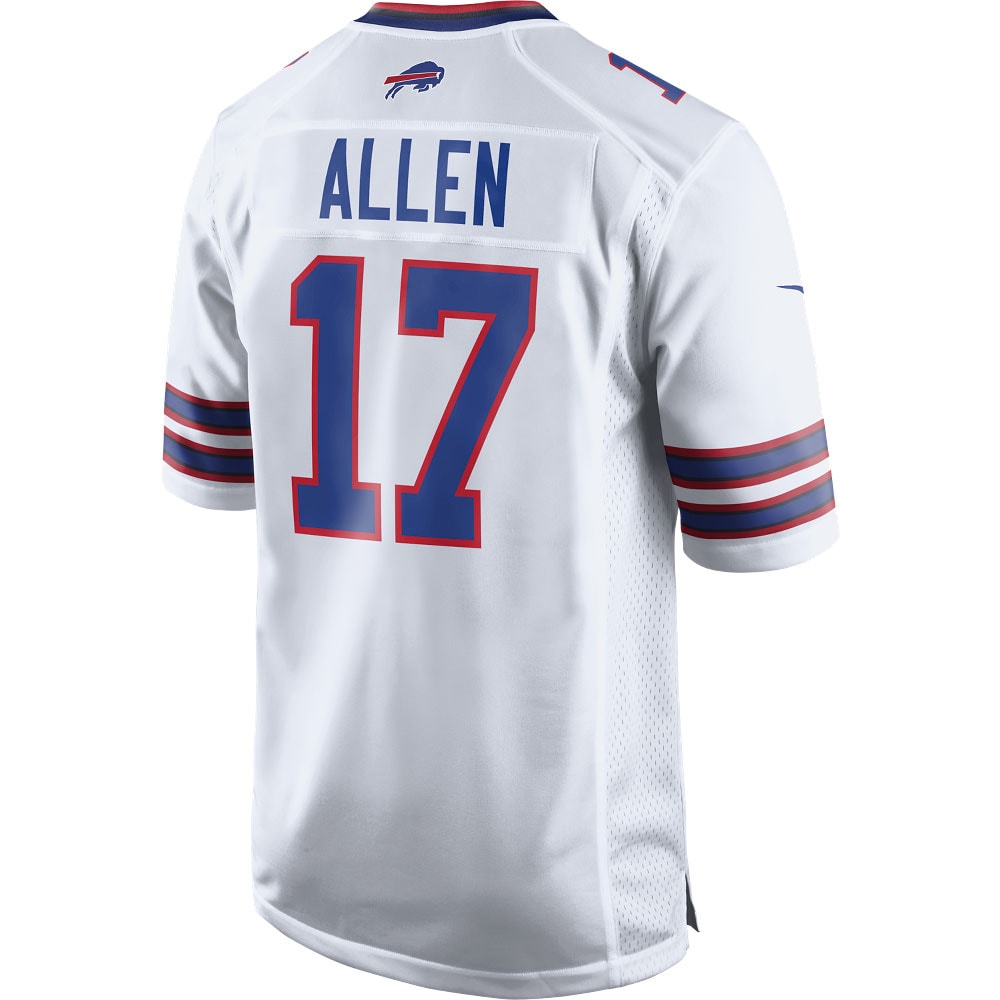 Josh Allen Buffalo BillsGame Player Jersey - White
