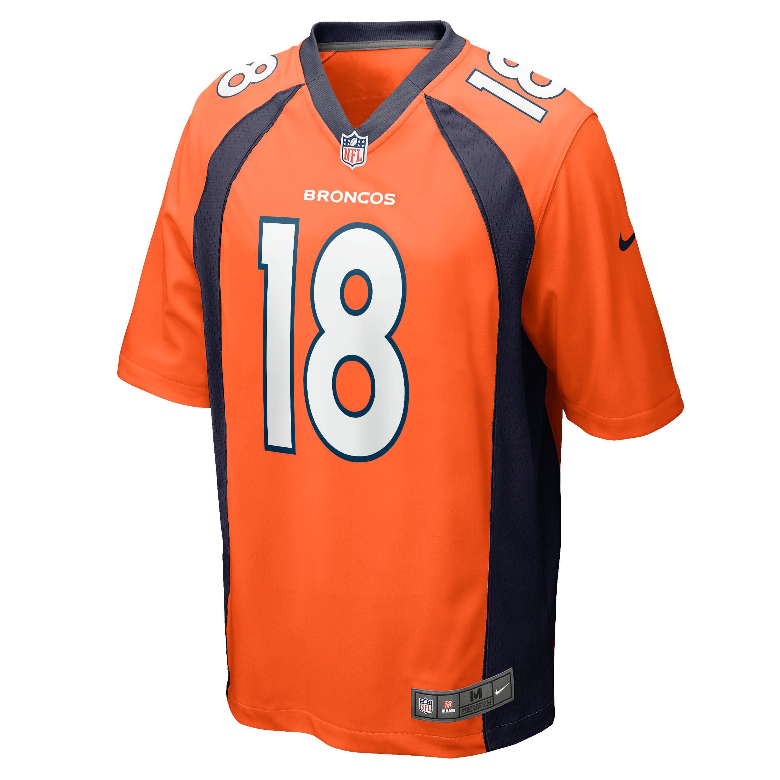 Frank Tripucka Denver BroncosRetired Player Jersey - Orange