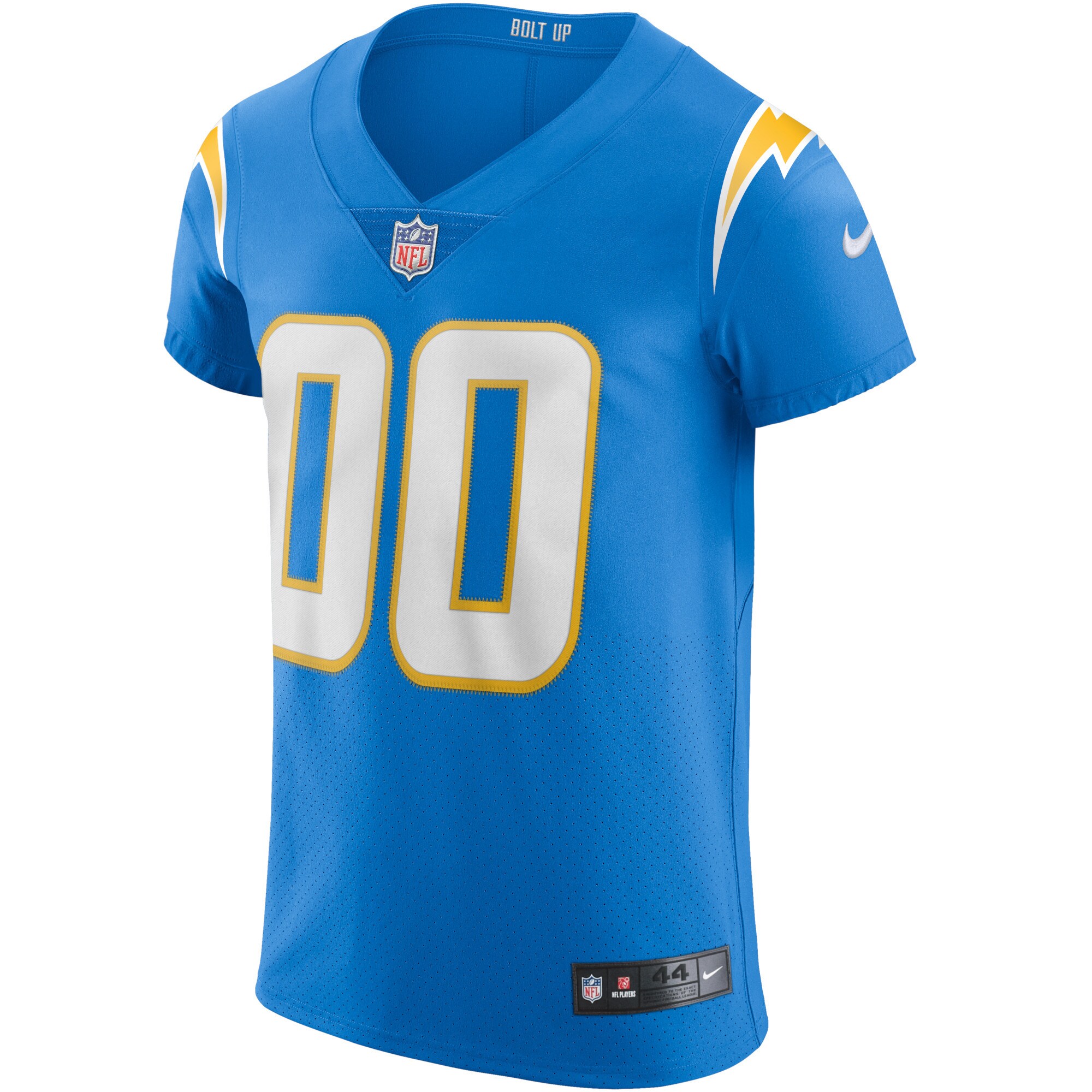 Los Angeles ChargersVapor Elite Custom Jersey - Powder Blue