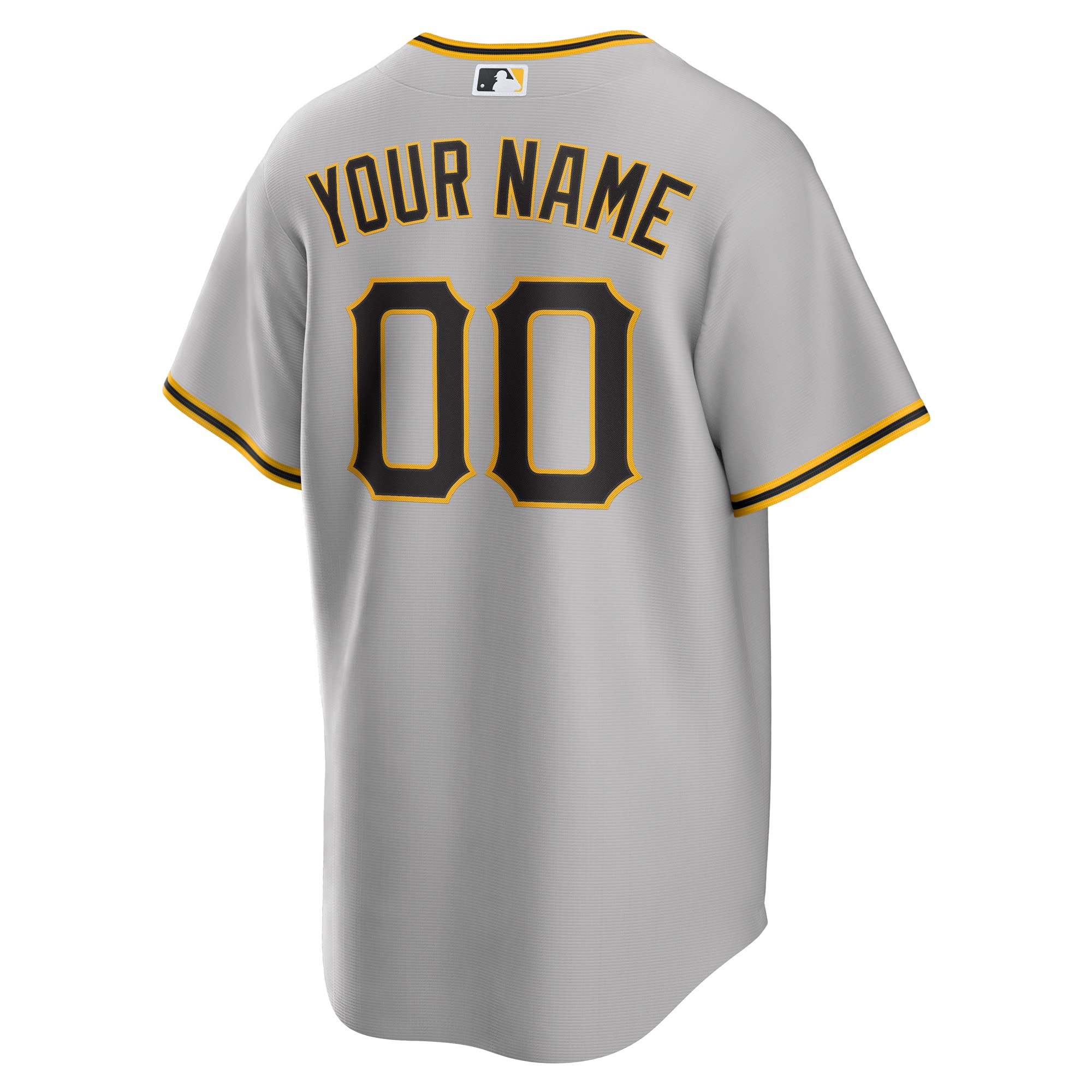 Pittsburgh PiratesRoad Custom Replica Jersey - Gray