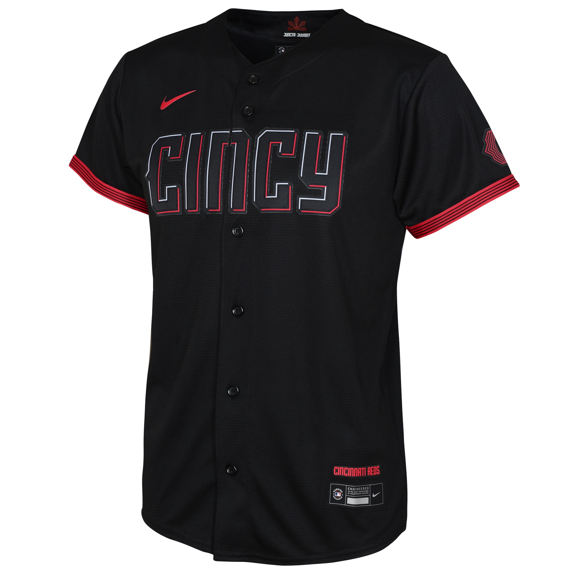 Barry Larkin Cincinnati RedsYouth 2023 City Connect Replica Player Jersey - Black