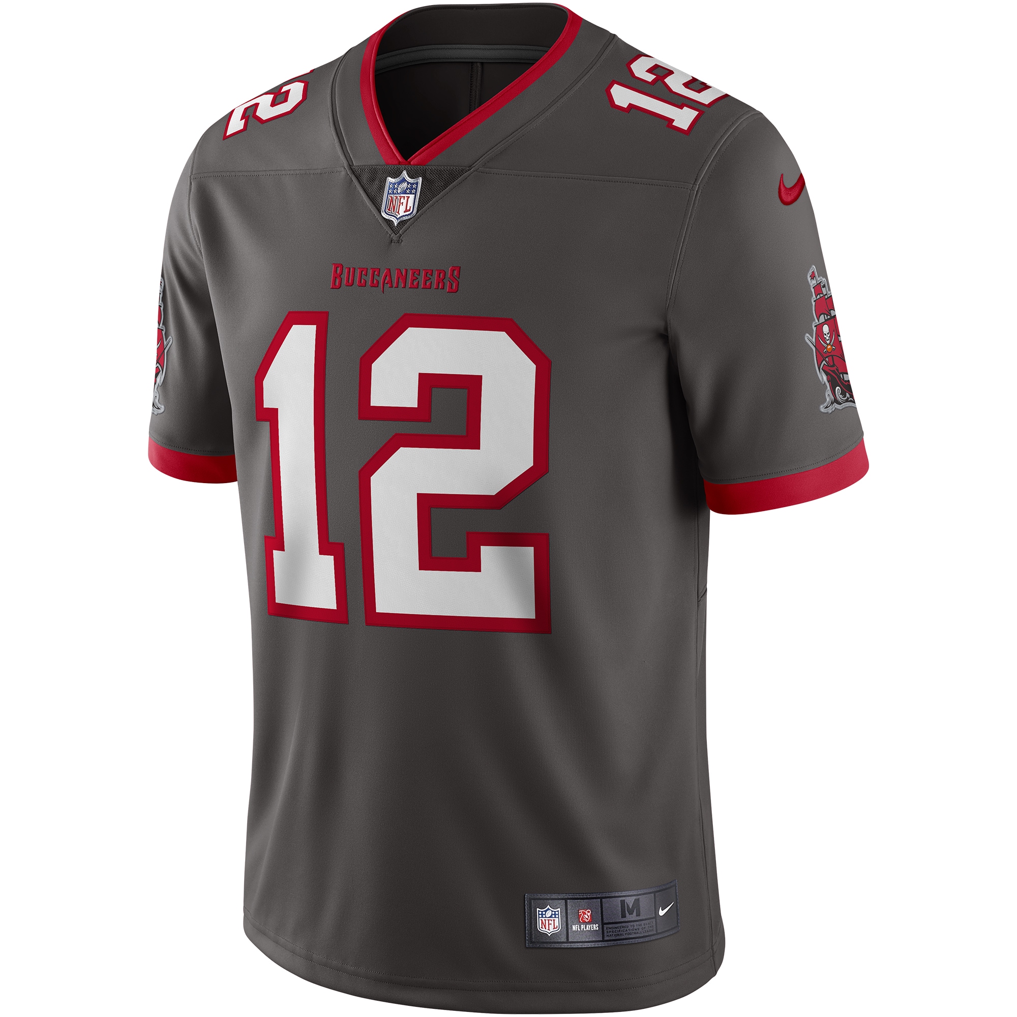 Tom Brady Tampa Bay BuccaneersAlternate Vapor Limited Jersey - Pewter