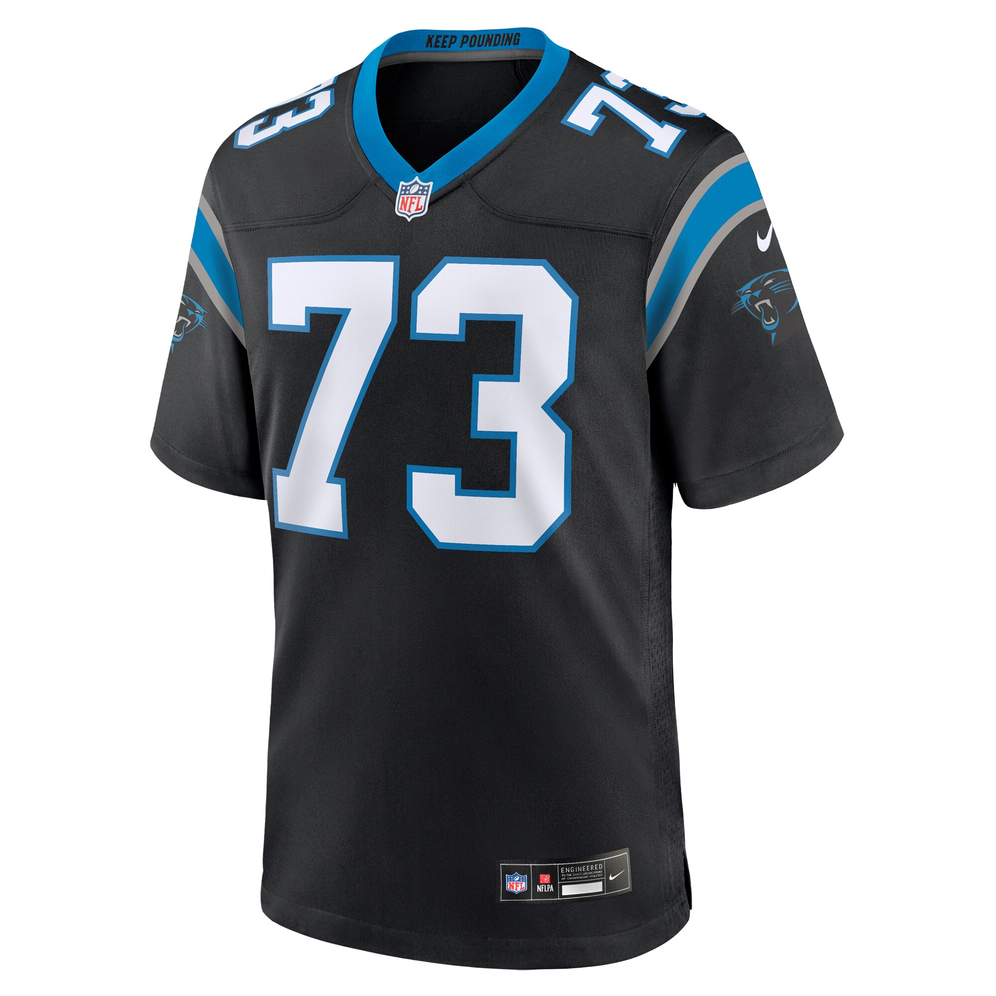 Michael Jordan Carolina PanthersTeam Game Jersey - Black
