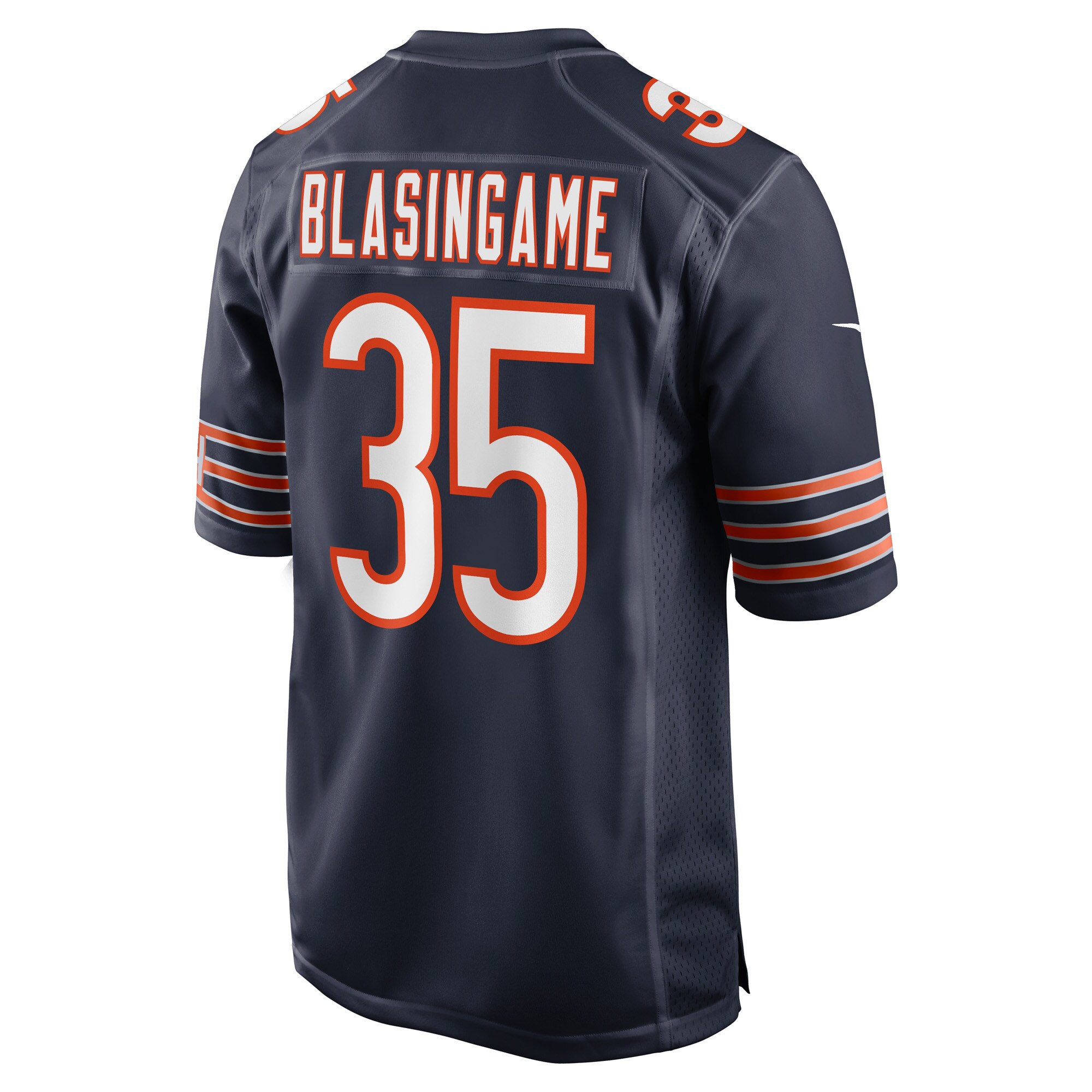 Khari Blasingame Chicago BearsGame Player Jersey - Navy