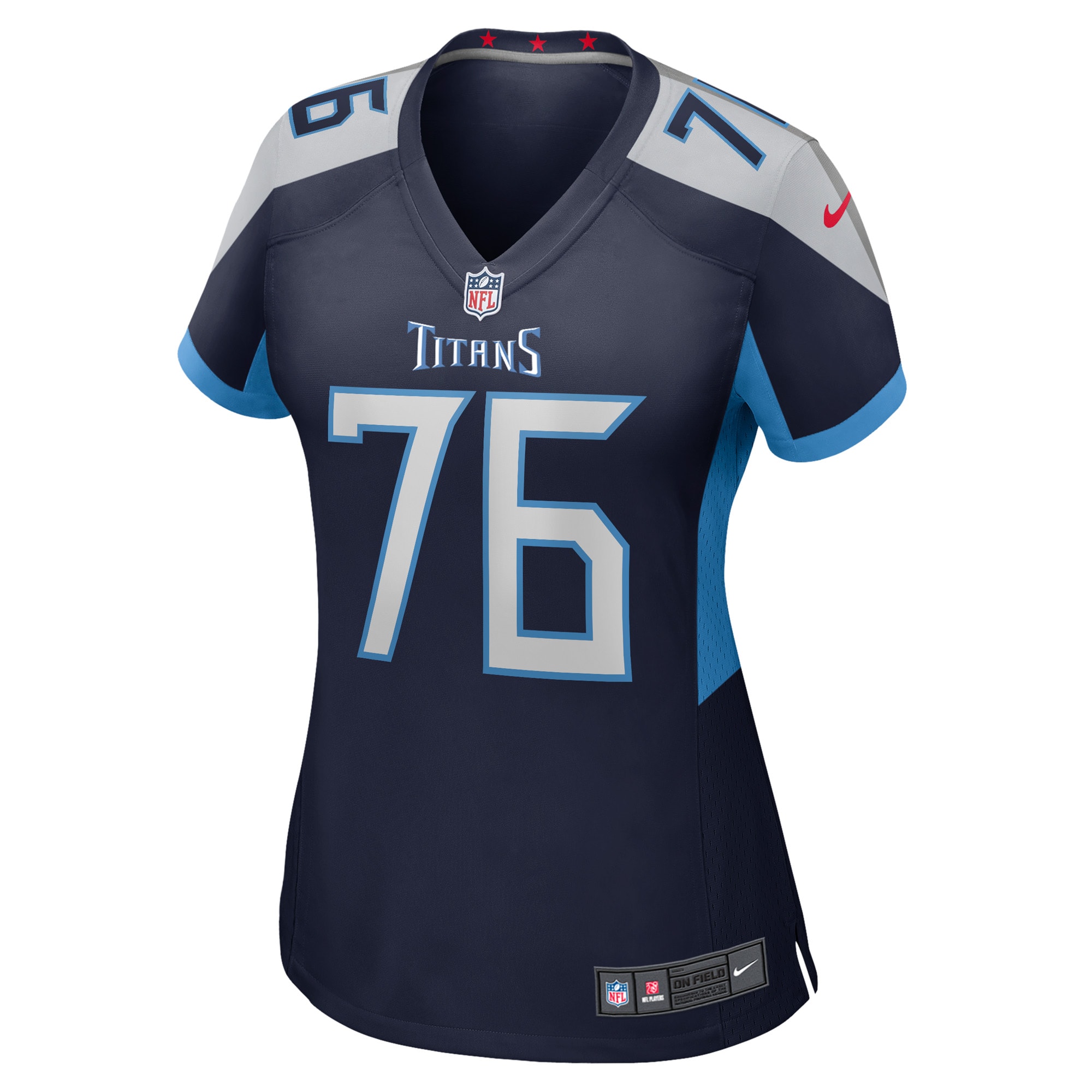 Andrew Rupcich Tennessee Titans Women's Game Player Jersey - Navy