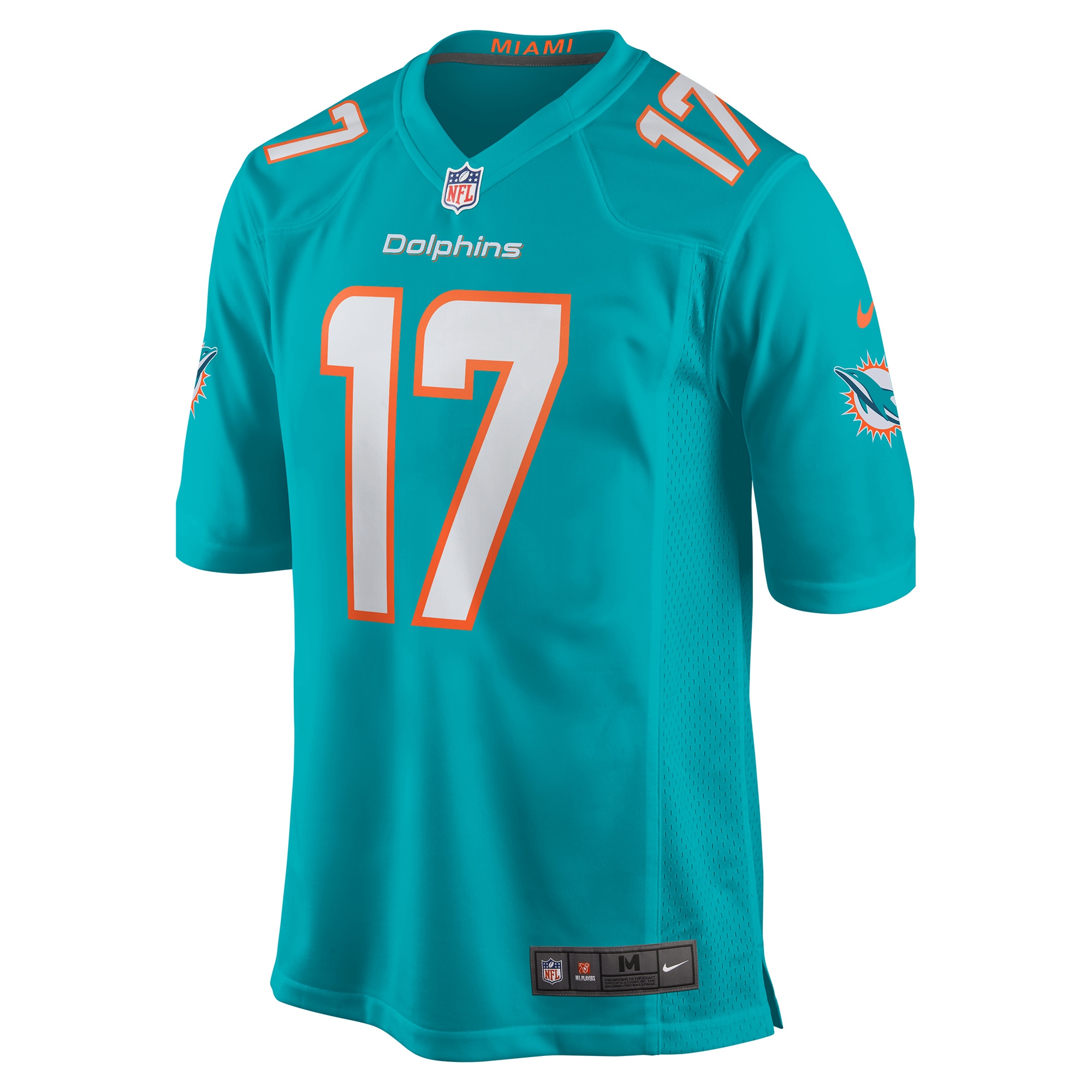 Jaylen Waddle Miami DolphinsGame Jersey - Aqua
