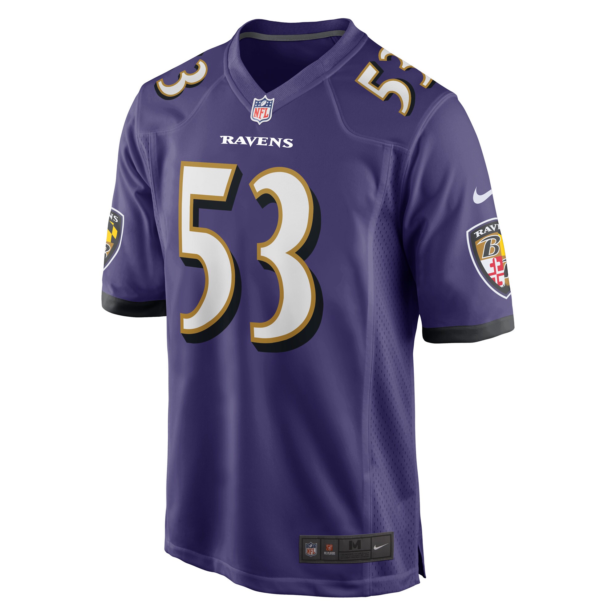 Del'shawn Phillips Baltimore RavensGame Player Jersey - Purple