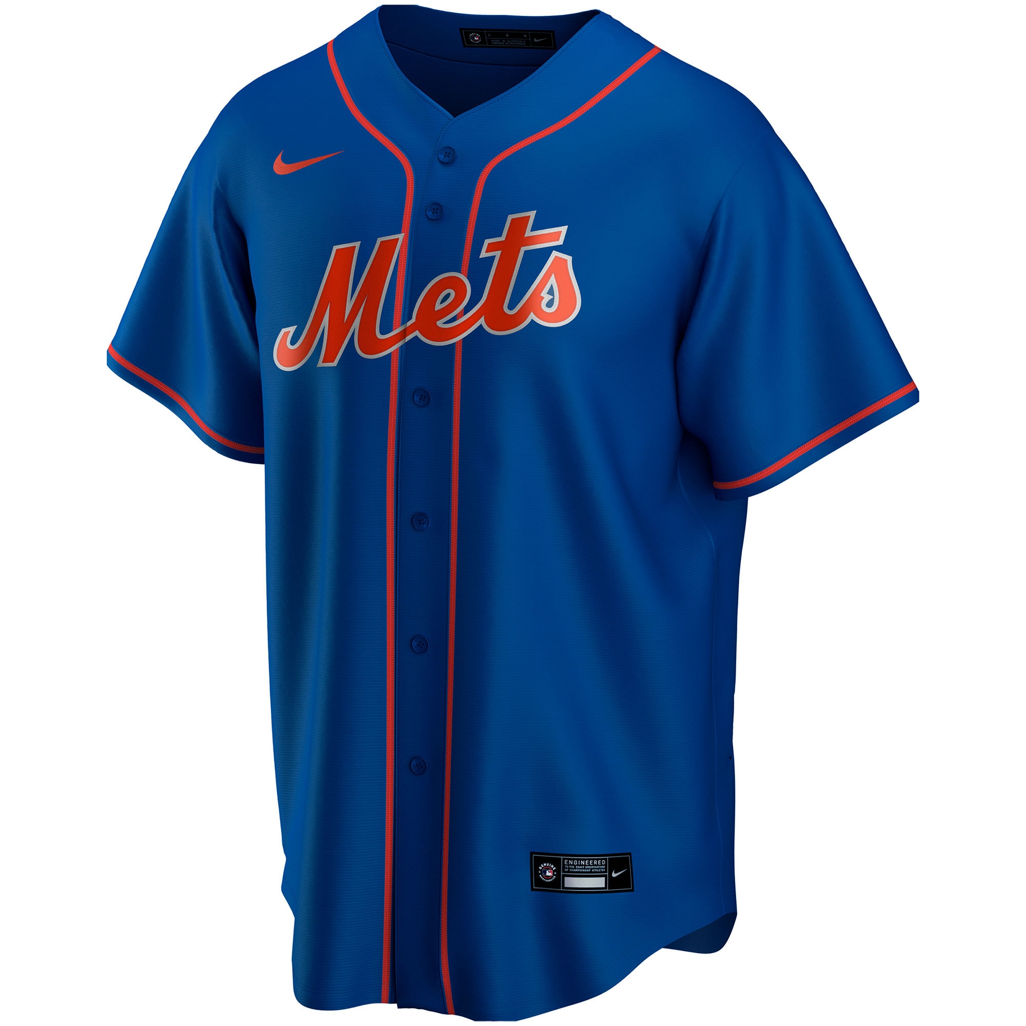 New York MetsAlternate Replica Custom Jersey - Royal