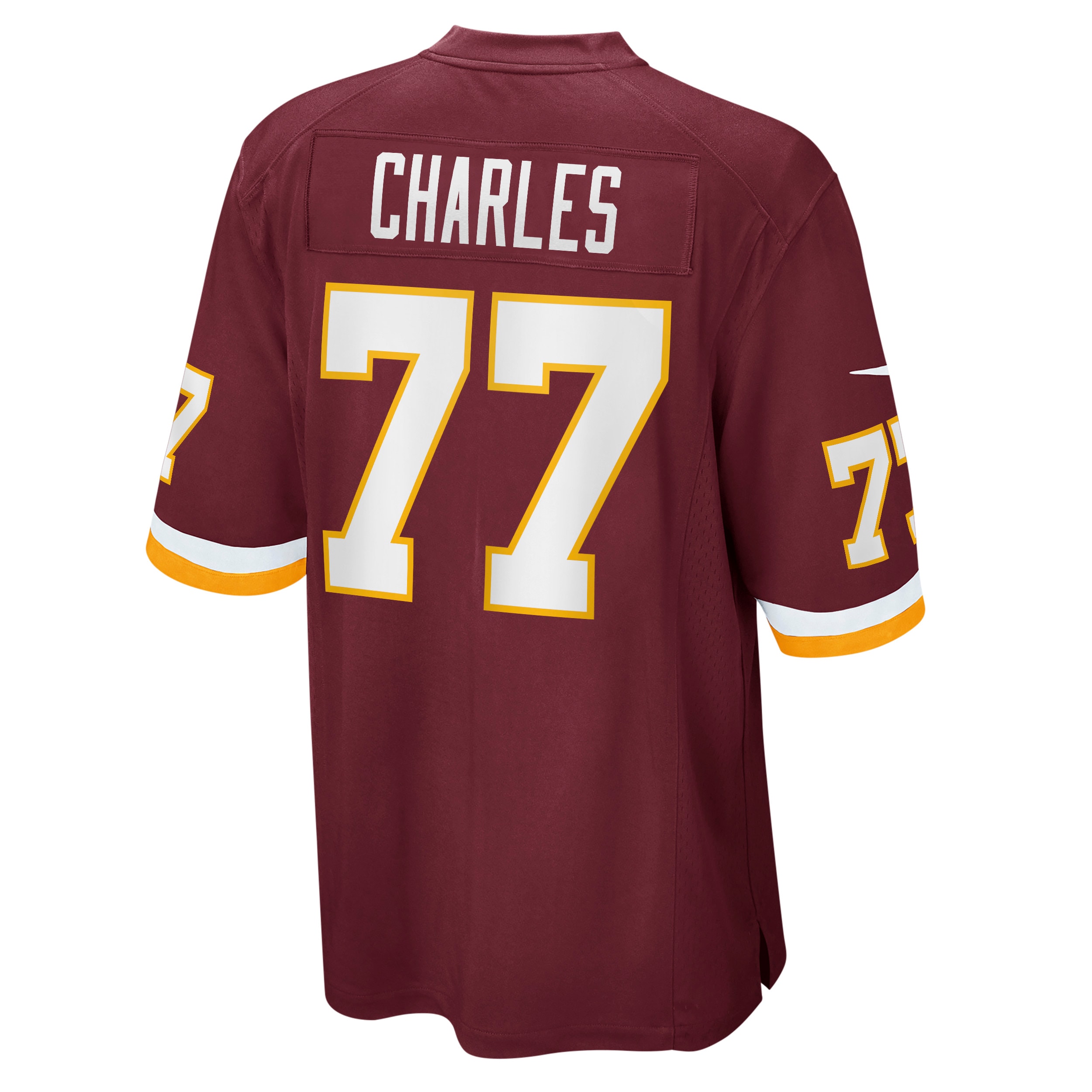 Saahdiq Charles Washington Football TeamGame Player Jersey - Burgundy